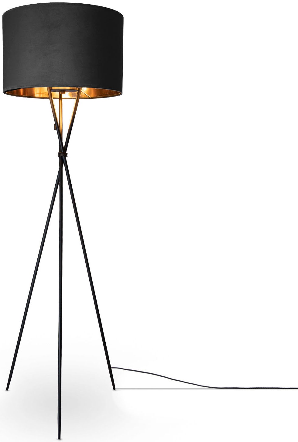 Paco Home Stehlampe »Naomi uni Color«, Leuchtmittel E27   ohne Leuchtmittel günstig online kaufen
