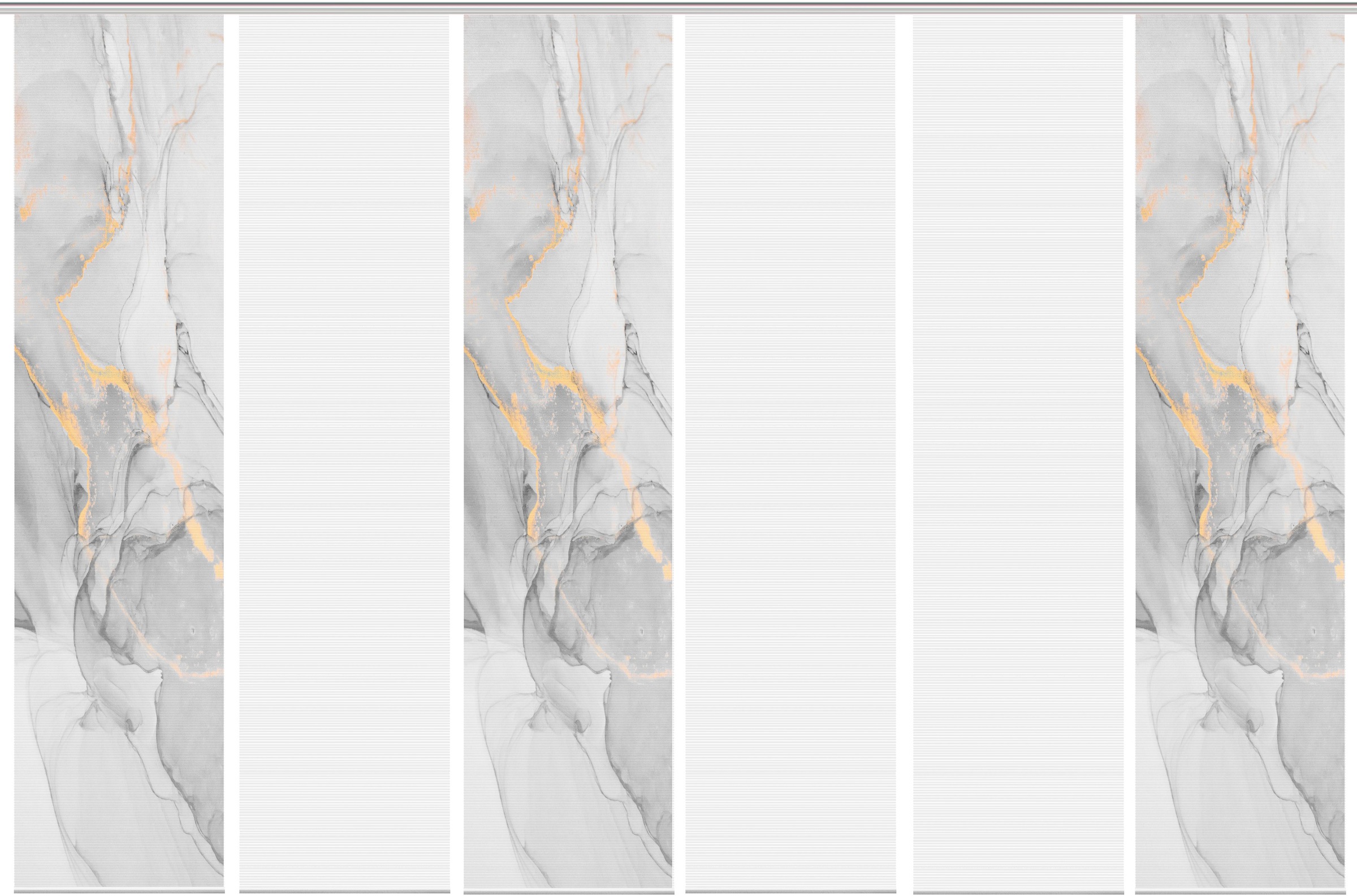 Vision S Schiebegardine »MARMOSA 6er SET« Paneelwagen 6 Stk. tlg. Bambus-Op günstig online kaufen