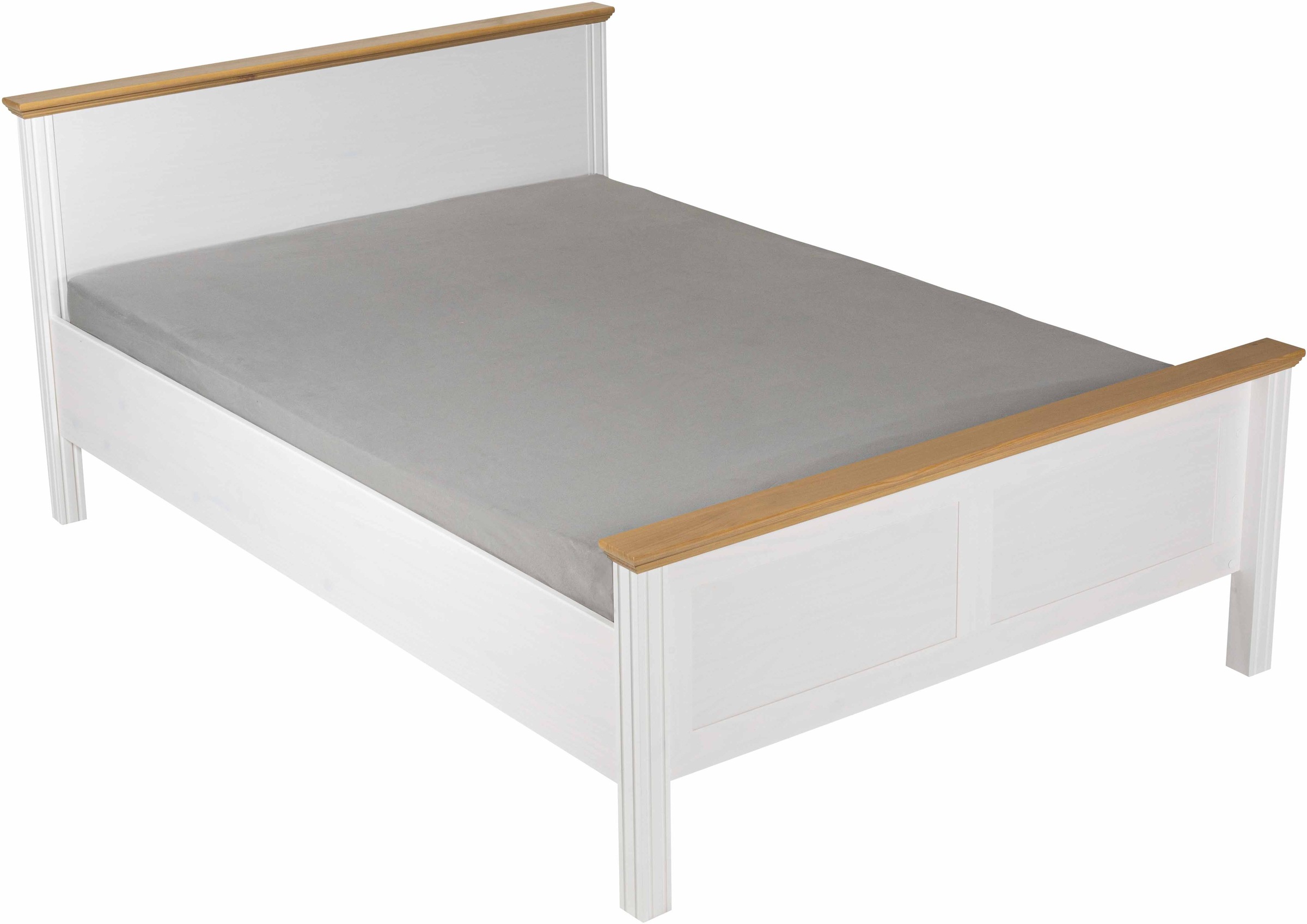 Inter Link Massivholzbett »Bett Maluno« Kiefer Massiv, ohne Lattenrost, 90/ günstig online kaufen