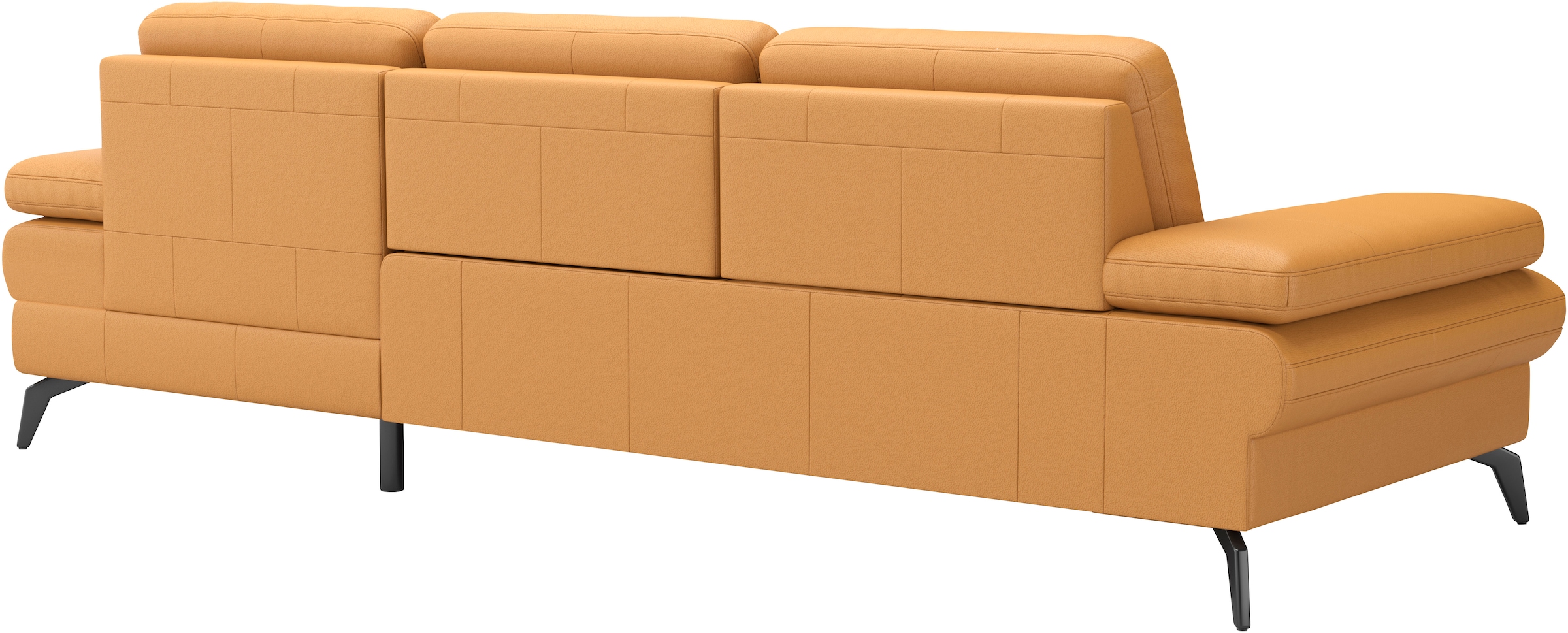 sit&more Ecksofa »Morris L-Form, inkl. Sitztiefenverstellung«, wahlweise mit Armteilverstellung, Bettfunktion & Bettkasten