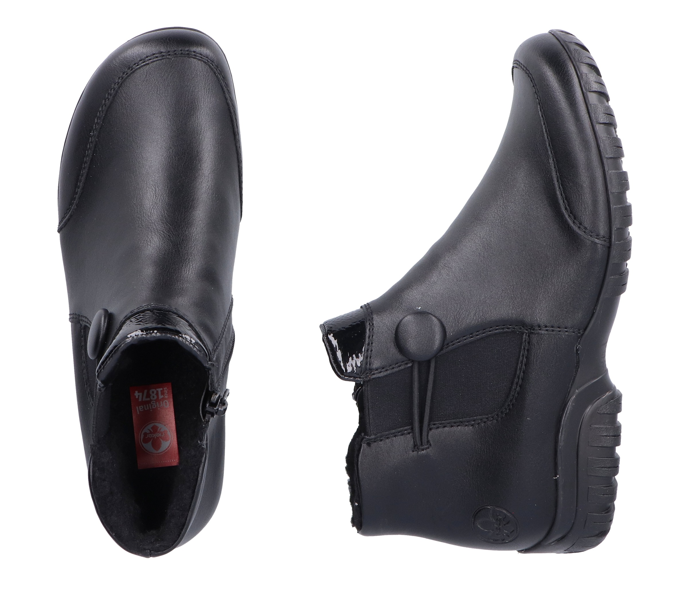 Rieker Winterstiefelette, Chelseaboots, Ankleboots mit Innenreißverschluss