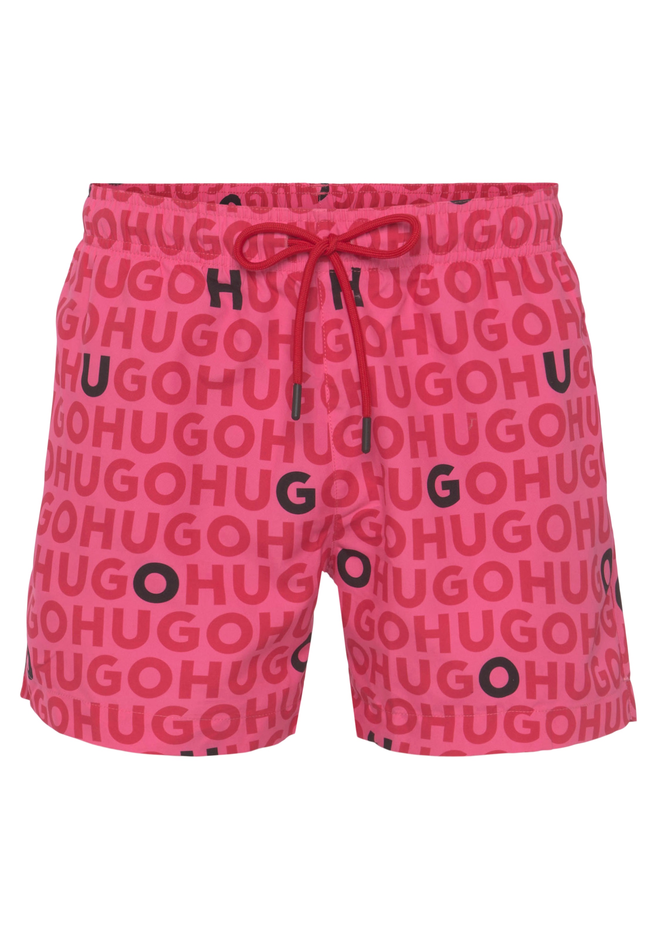 Badeshorts „TORTUGA“, mit Print, Gr. XL (54) – N-Gr, Medium_Pink_660 N-Gr