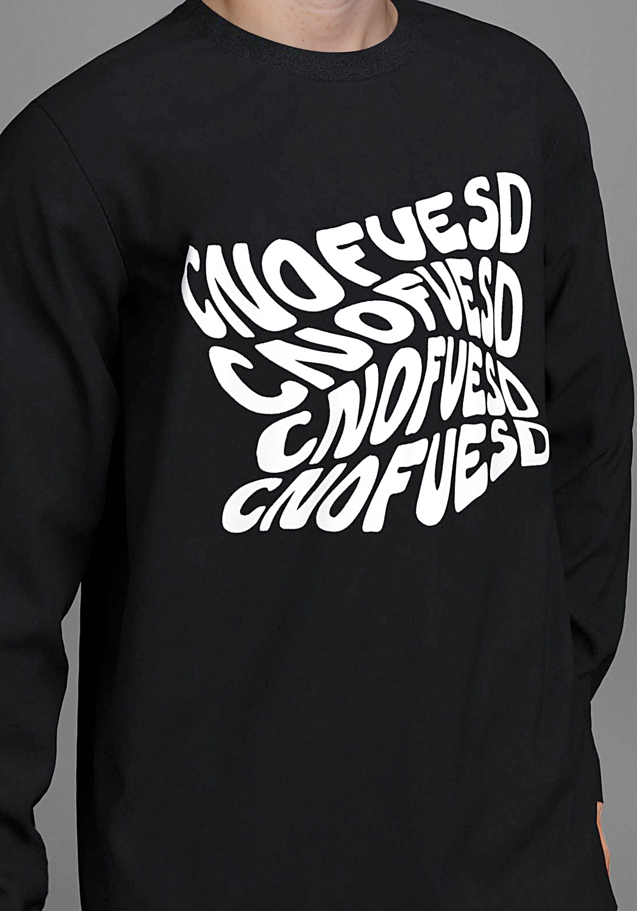 KIDSWORLD Langarmshirt »Spruch: CONFUSION«, Sprücheshirt, immer einen lässigen Spruch