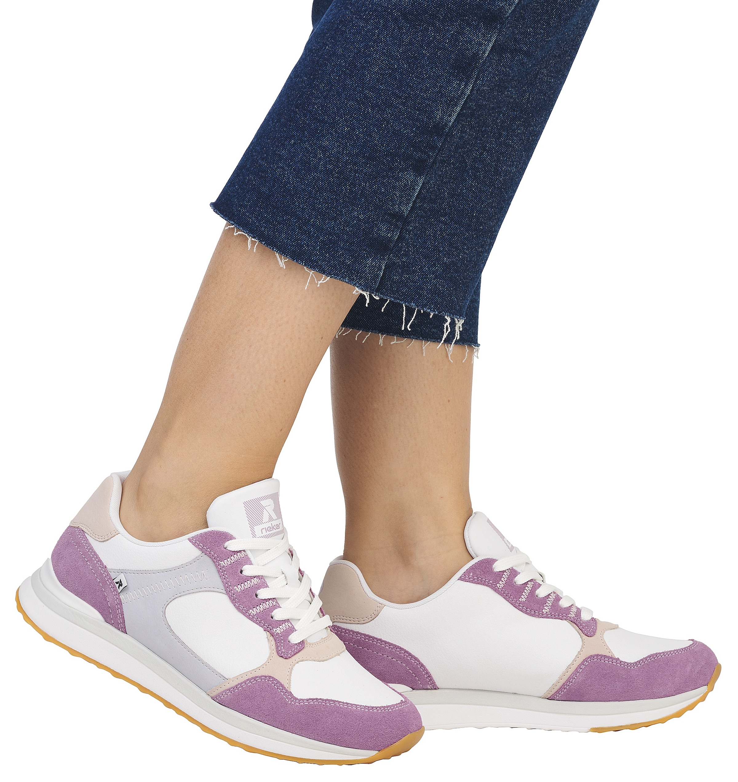 Rieker EVOLUTION Sneaker, mit herausnehmbarer Einlage, Freizeitschuh, Halbschuh, Schnürschuh