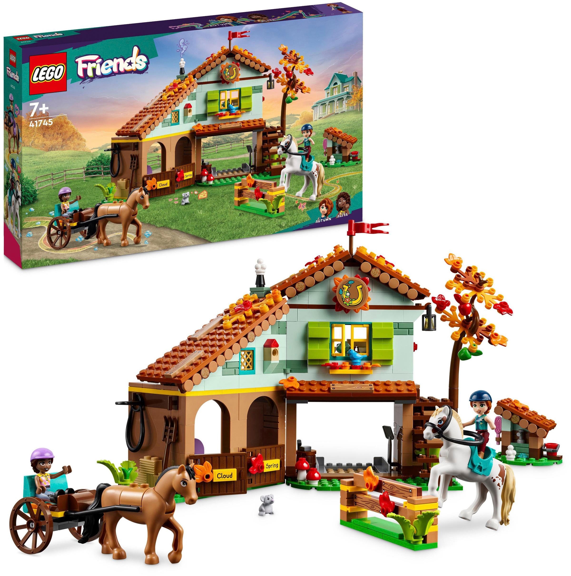 Konstruktionsspielsteine »Autumns Reitstall (41745), LEGO® Friends«, (545 St.), Made...