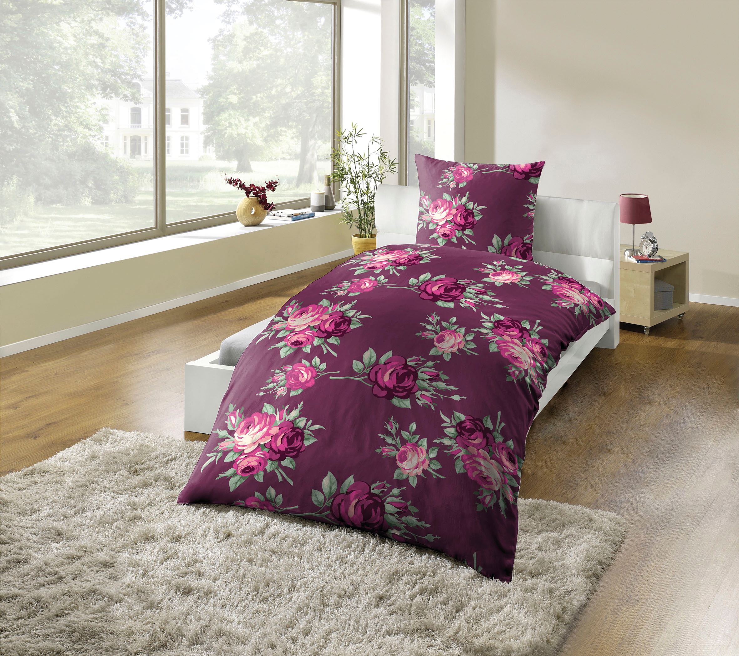 KiNZLER Bettwäsche »Polycotton Flanell«, besonders weich günstig online kaufen