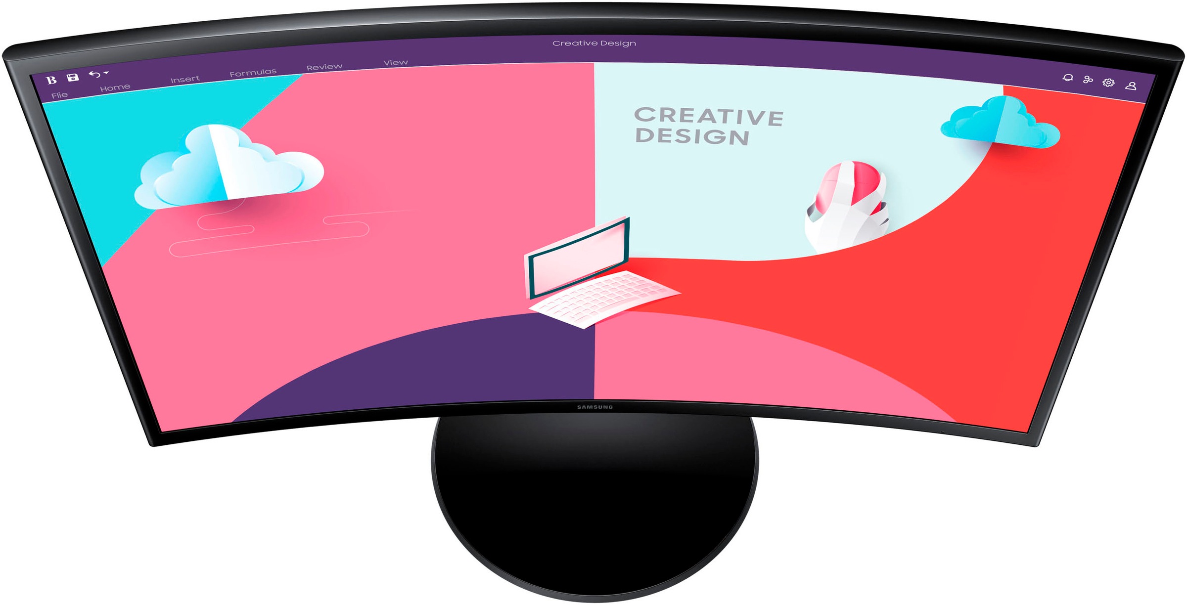 Samsung Curved-LED-Monitor »S24C364EAU«, 59 cm/24 Zoll, 1920 x 1080 px, Full HD, 4 ms Reaktionszeit, 75 Hz