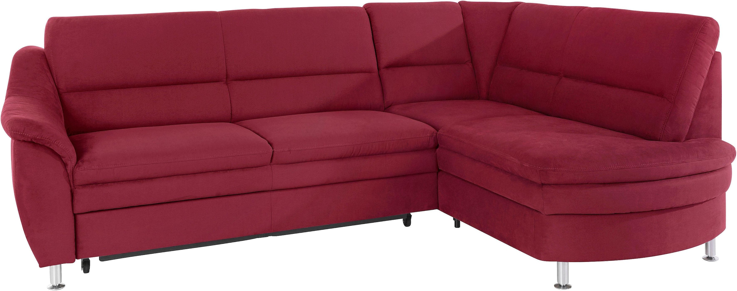 Places of Style Ecksofa »Cardoso L-Form«, Federkern, wahlweise mit Bett, Schubkasten