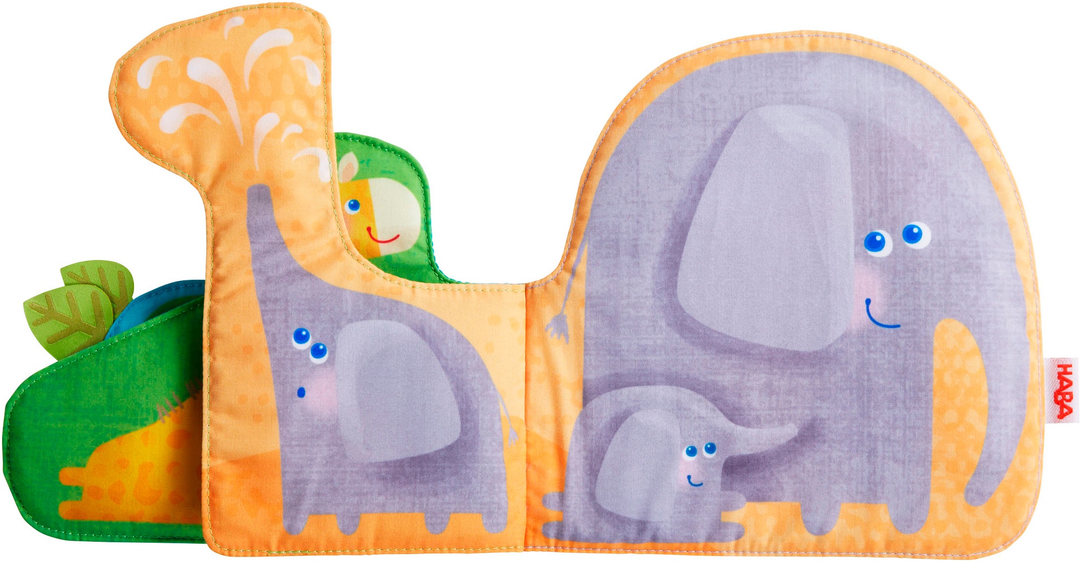 Haba Greifspielzeug »Stoffbuch Wilde Tiere«