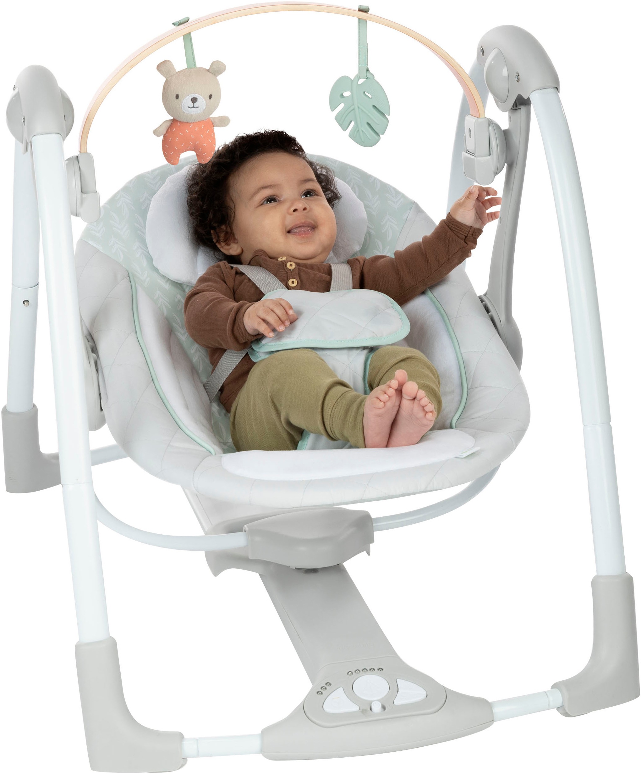 ingenuity Babywippe »Cozy Spot Swing 'n Go Portable Swing«, bis 9 kg, mit Sound-Effekt
