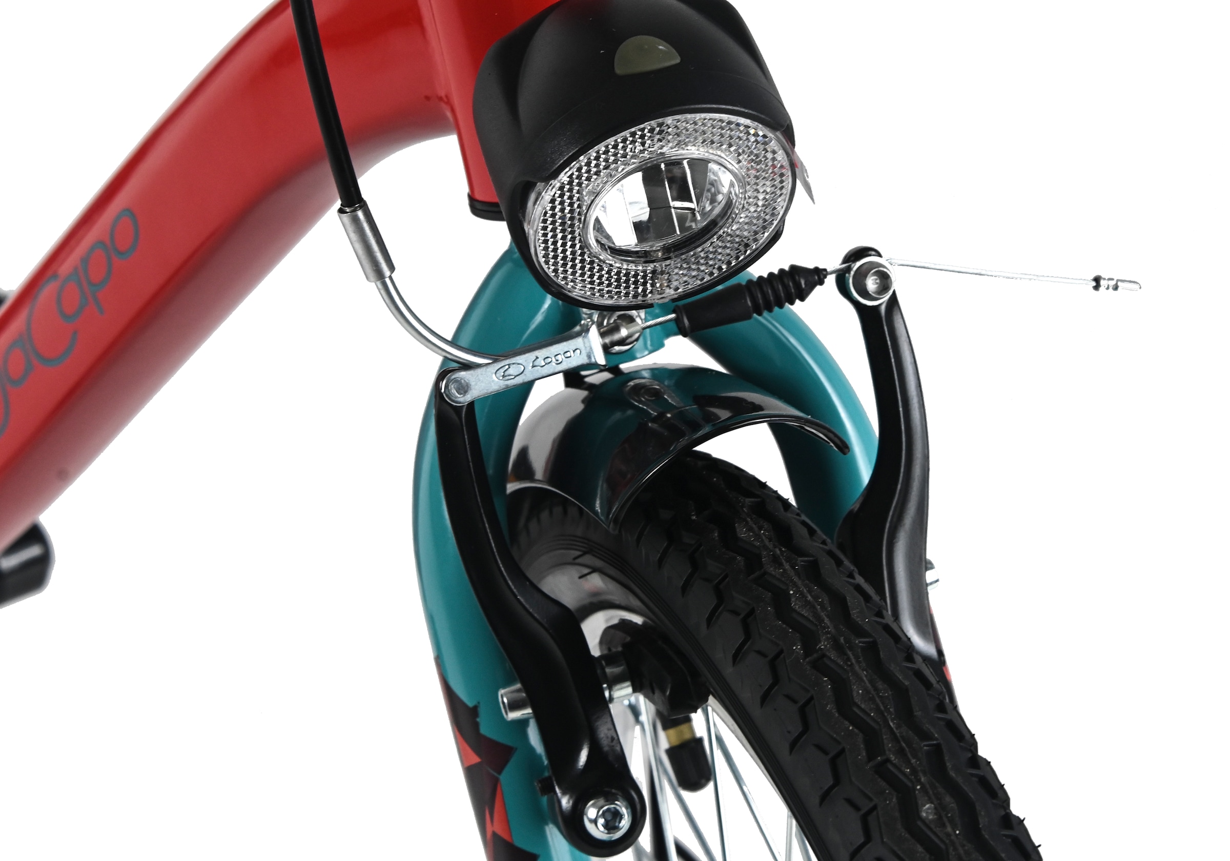 Dacapo Kinderfahrrad »20" Bobby Rot 1 Gang RH 27 cm mit Beleuchtung - Ab 6 Jahre« 1 Gang ohne Schaltung