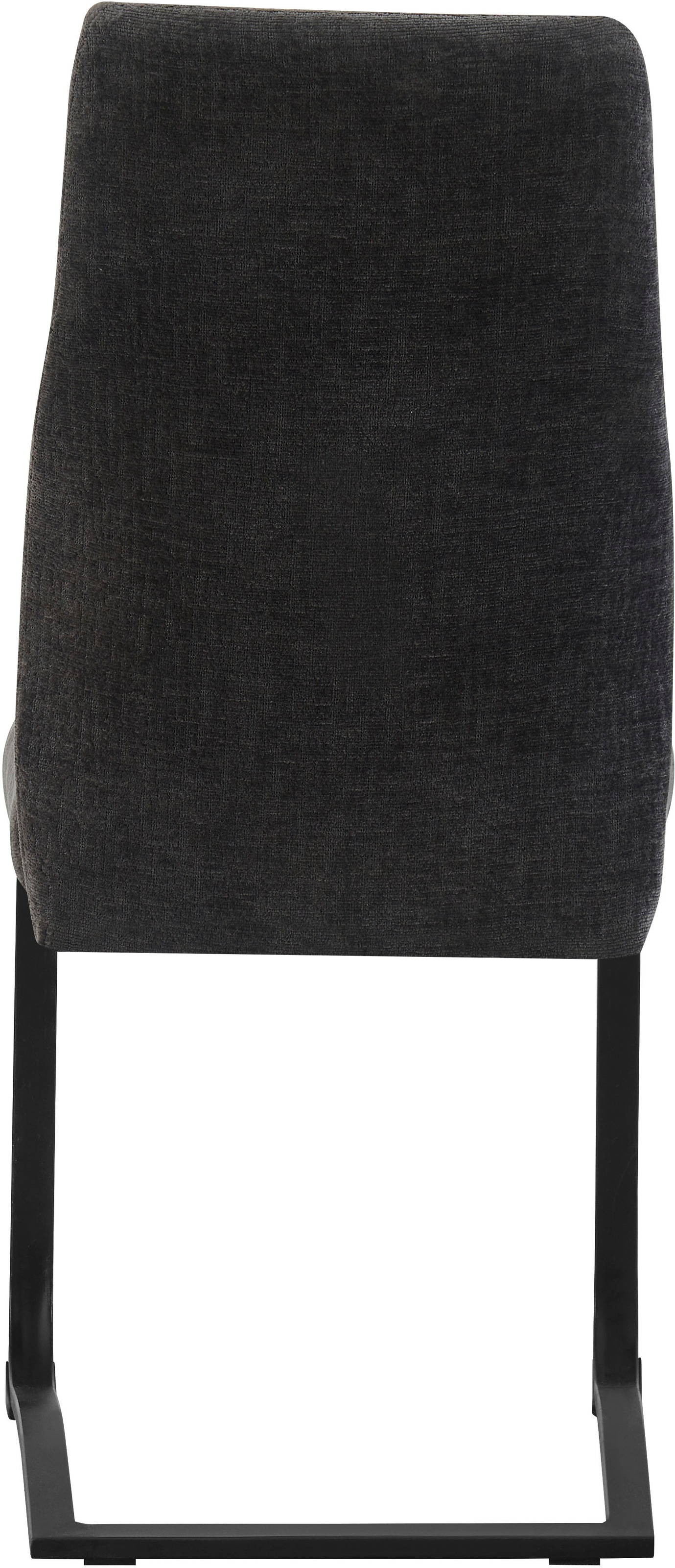Home affaire Esszimmerstuhl »VERNON, 2er Set, mit Metallgestell in matt schwarz« (Set) 2 Stk.in verschiedenen Farben, Belsatbarkeit pro Stuhl 120 kg
