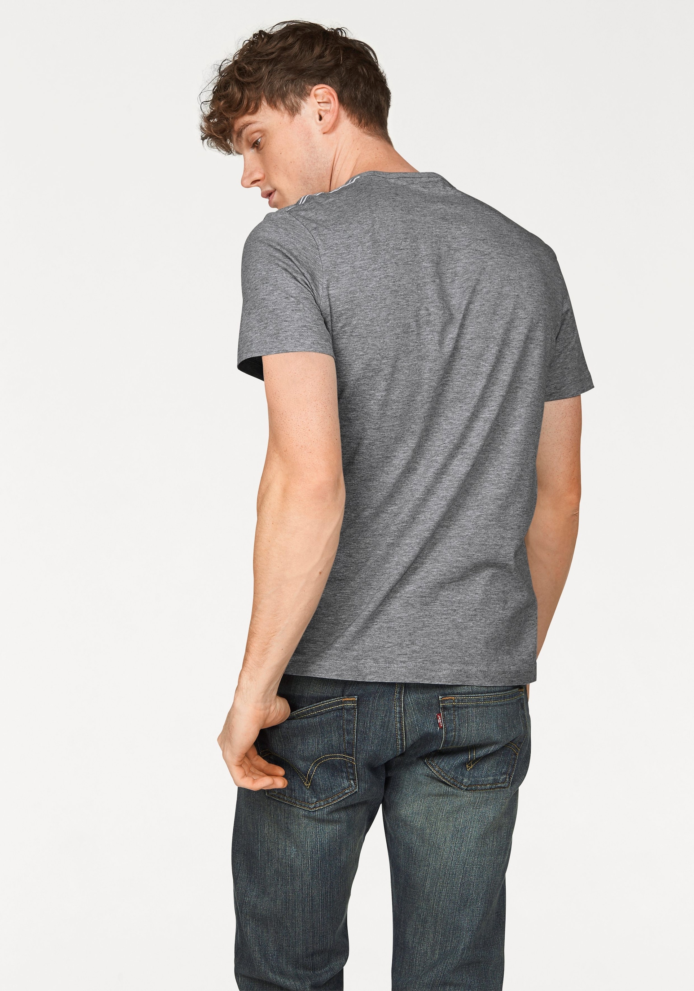 TOM TAILOR Rundhalsshirt mit Logoprint