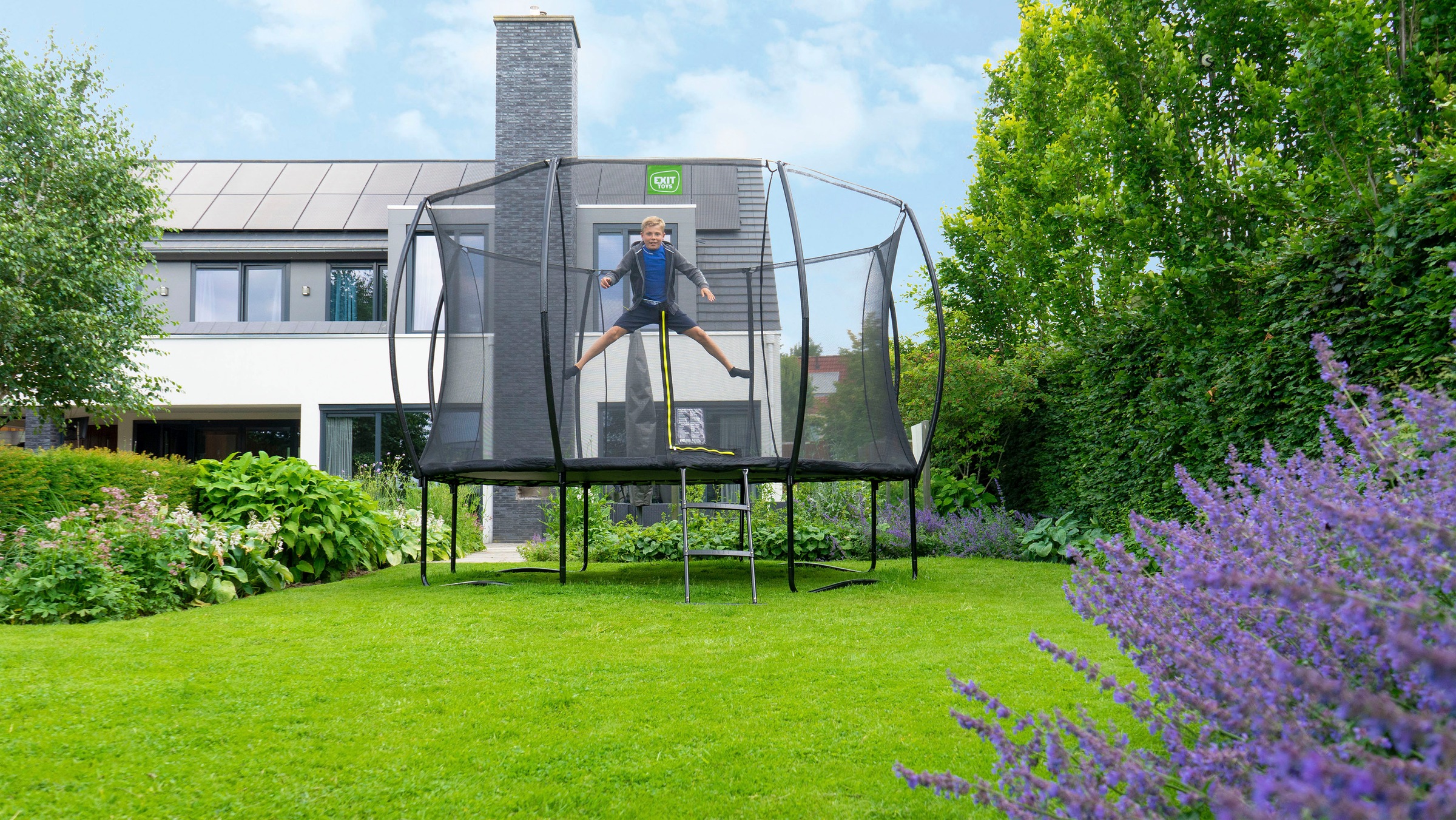 EXIT Gartentrampolin »Silhouette«, Ø 244 cm
