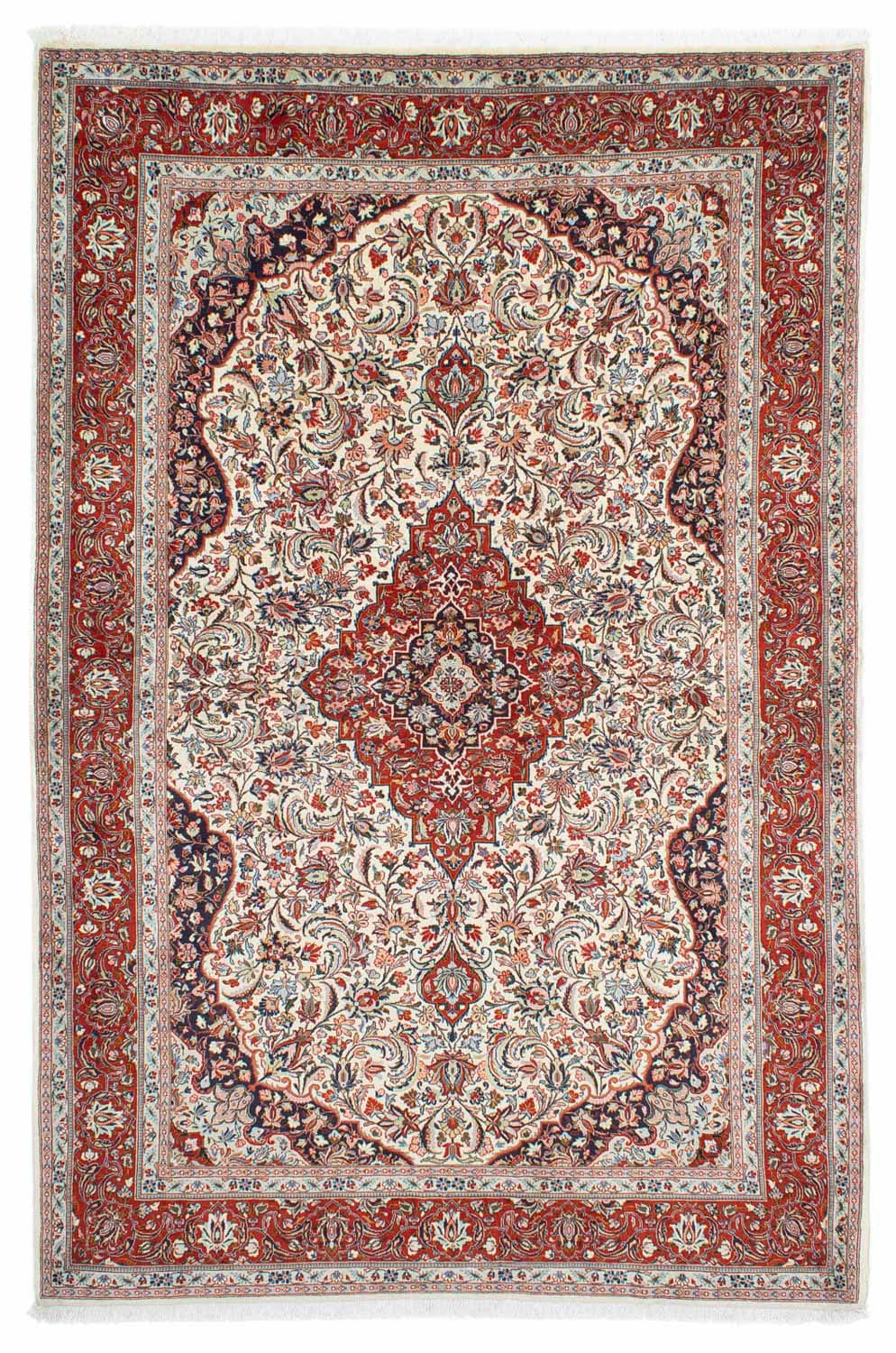 morgenland Wollteppich »Golpayegan Medaillon Beige 310 x 210 cm«, rechtecki günstig online kaufen