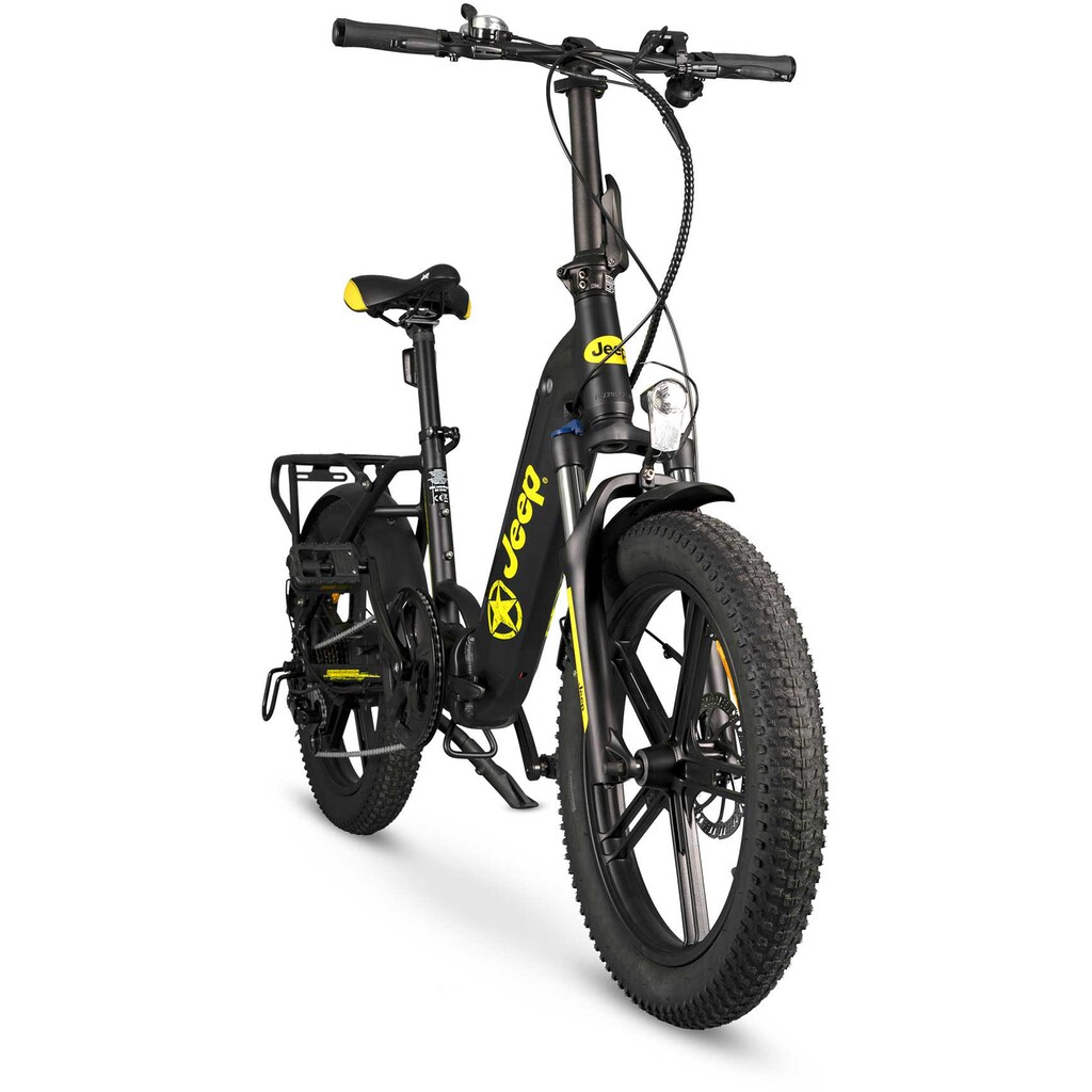 Jeep E-Bikes E-Bike »FR 7000«, 7 Gang, Heckmotor 250 W, (mit Akku-Ladegerät)