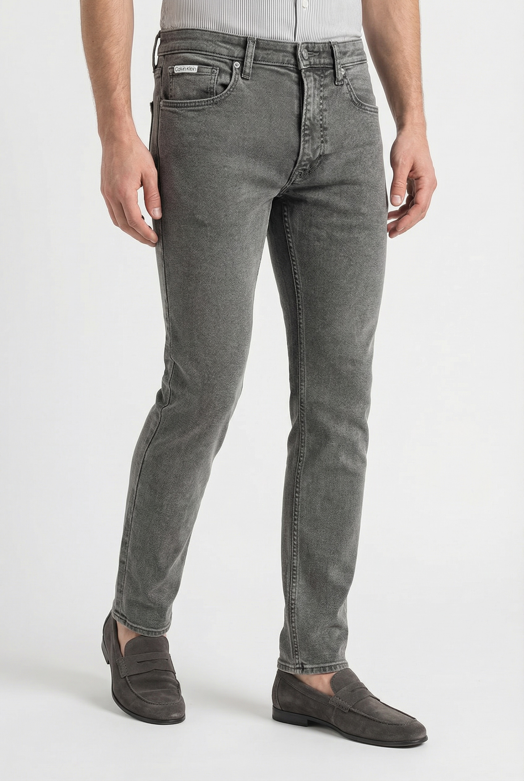 Calvin Klein Jeans Skinny-fit-Jeans »SKINNY« mit Leder-Badge