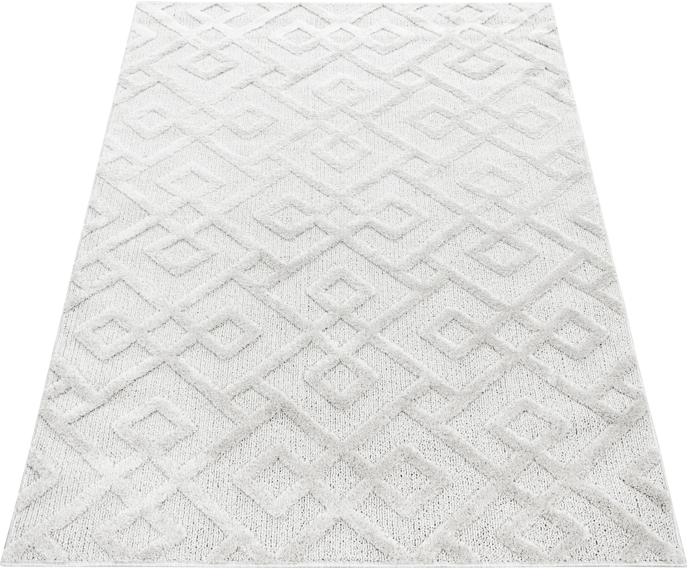 Ayyildiz Teppiche Teppich »PISA 4708«, rechteckig, 20 mm Höhe, Läufer, rund günstig online kaufen