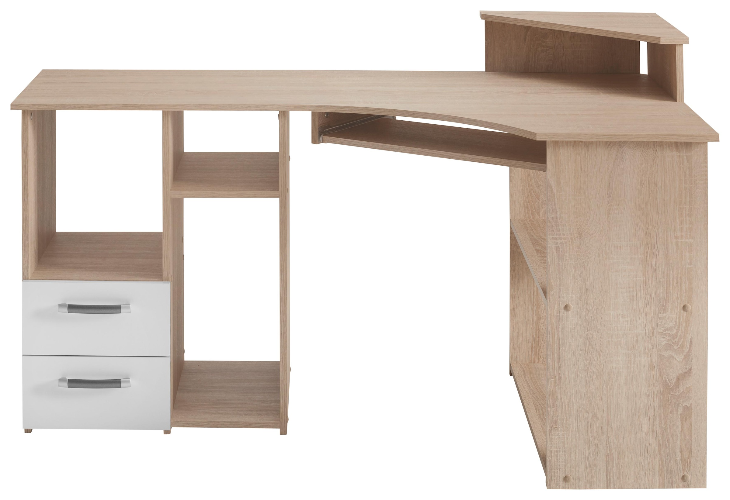VOGL Möbelfabrik Schreibtisch »Sam«, Breite 137 cm, mit Tastaturauszug und Towerfach