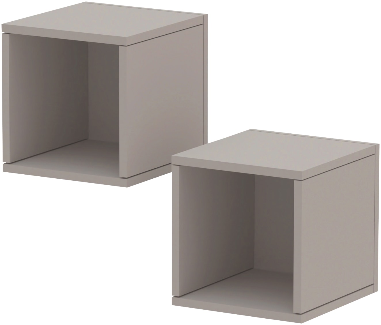 INOSIGN Wandregal »Wandregal Infinity«, (Set, 2 St., 2 kleine Würfelregale) günstig online kaufen