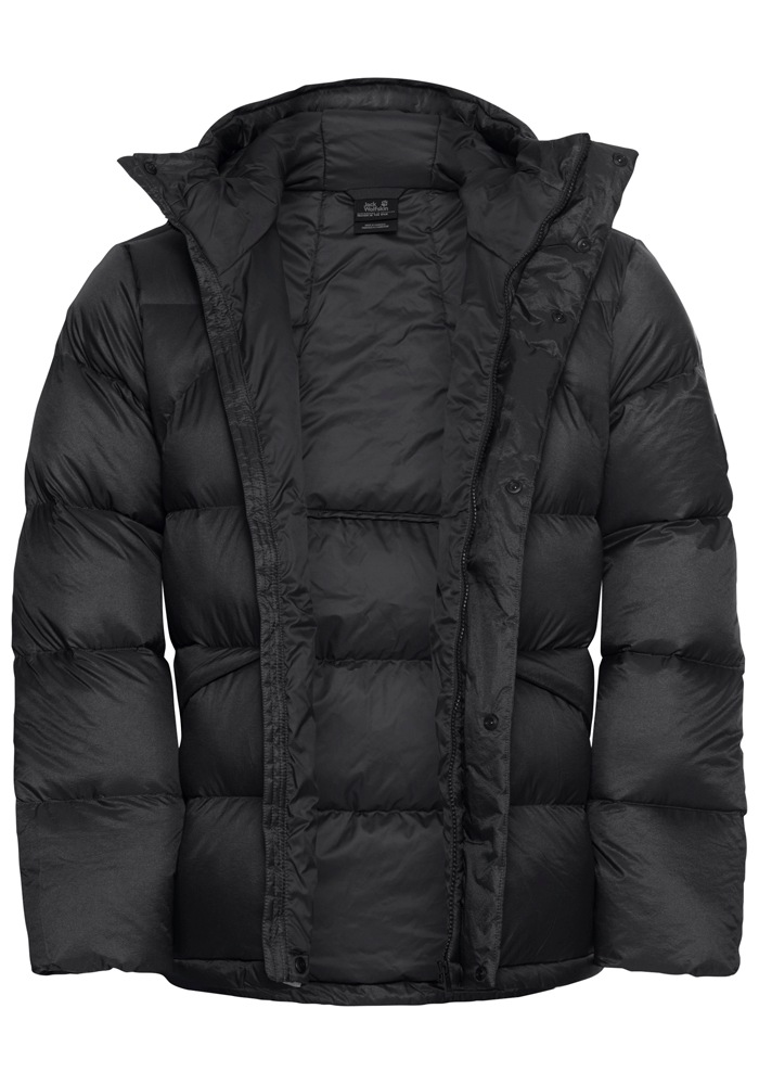 Jack Wolfskin Daunenjacke »ICY HILL JKT M RDS«, mit Kapuze