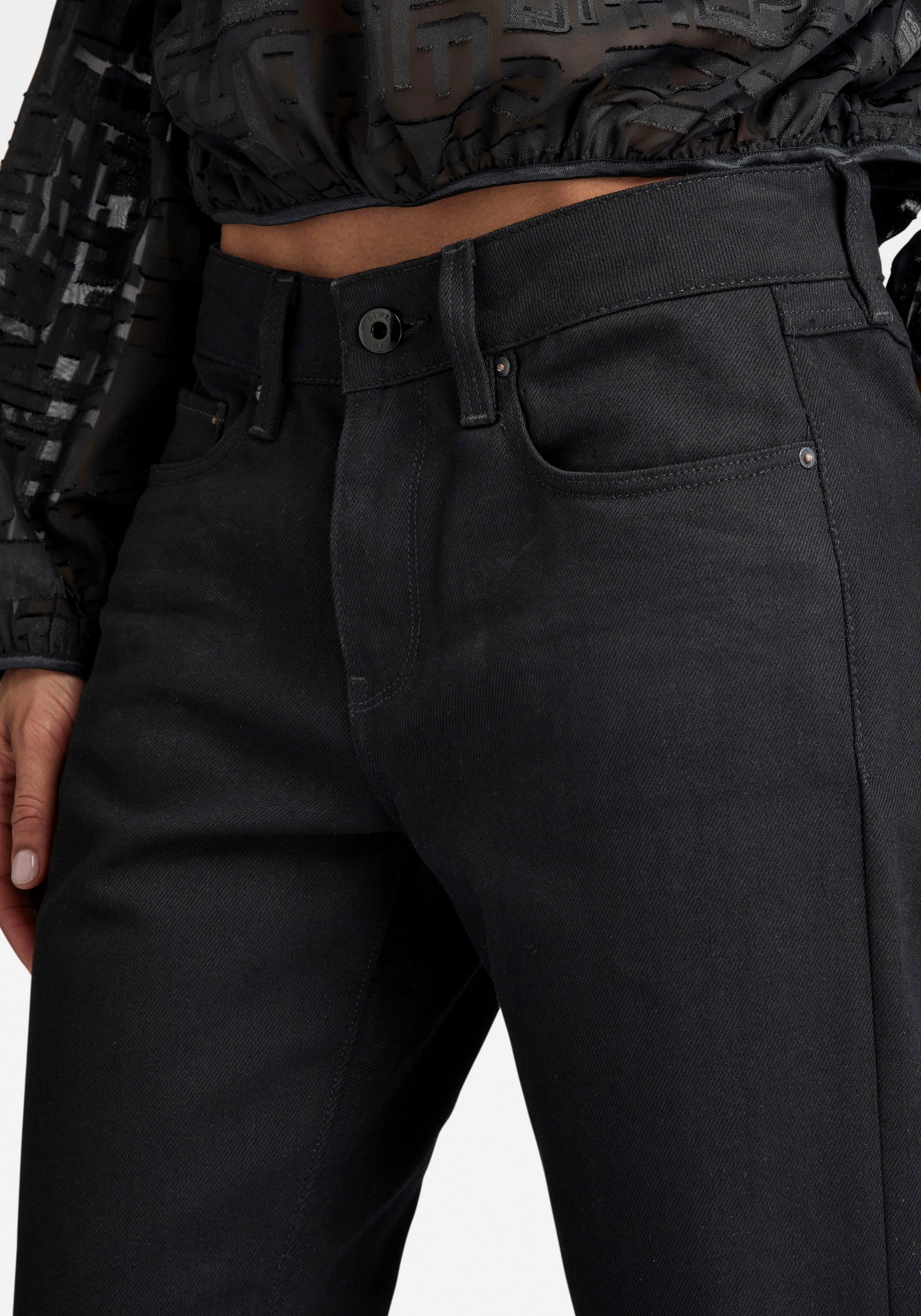 G-STAR Boyfriend-Jeans »Kate«, Baumwollstretch Denim Qualität für hohen Tragekomfort