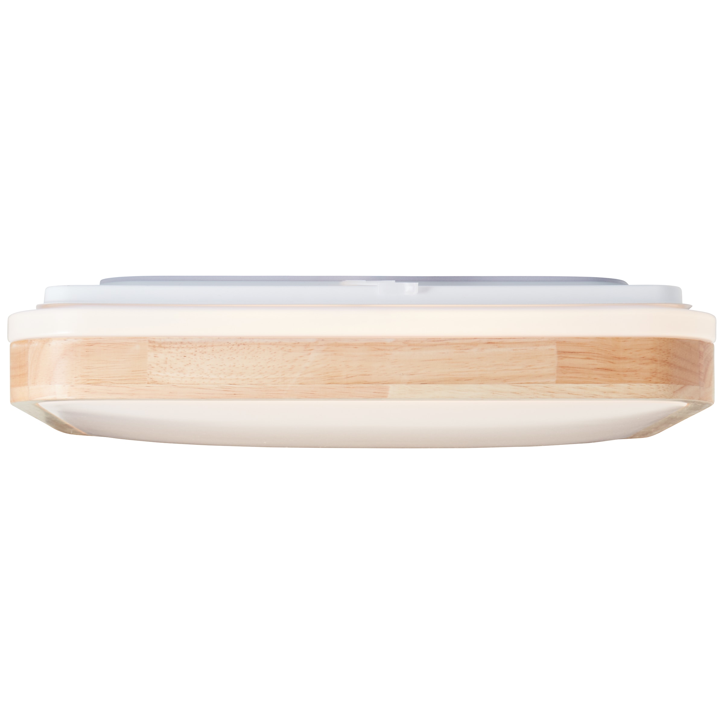 Brilliant LED Deckenleuchte »Tumeo«, 40 x 40 cm, 2400 lm, Metall/Holz, holz hell/weiß