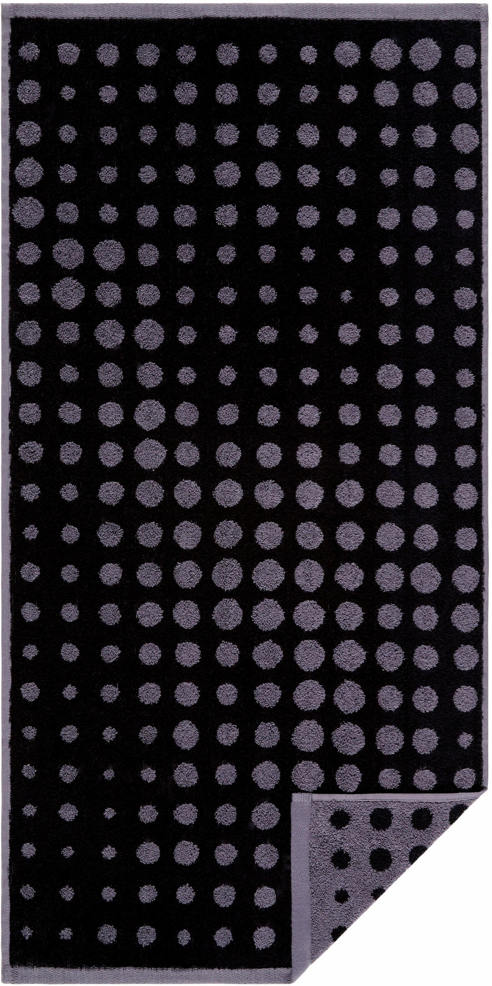 Egeria Badetuch »DOT«, (1 St., Badetuch 70 x 140 cm), Double Face mit Punkt günstig online kaufen