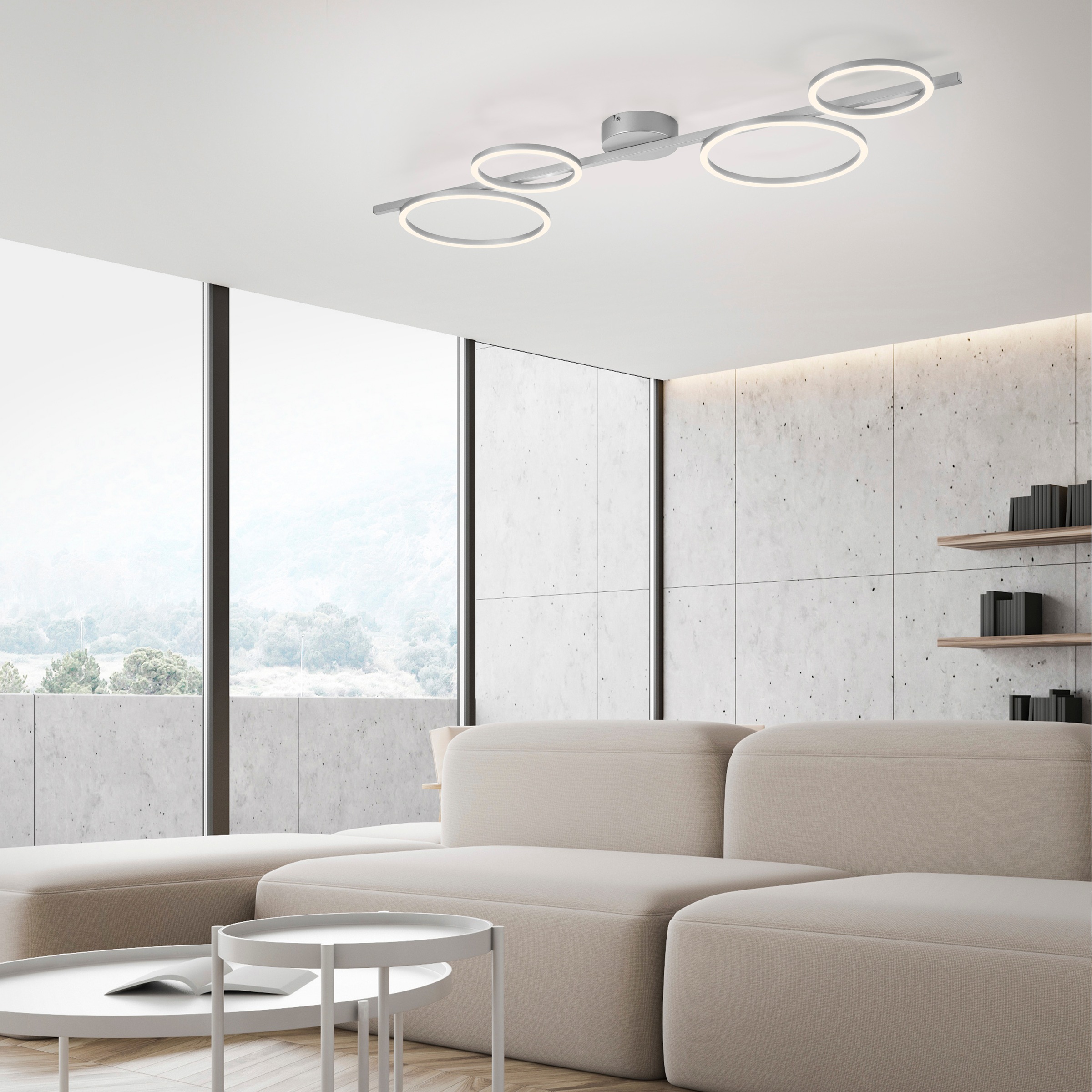 JUST LIGHT Deckenleuchte »MINI RITUS« LED-Board 1 Stk. Warmweiß LED, dimmba günstig online kaufen