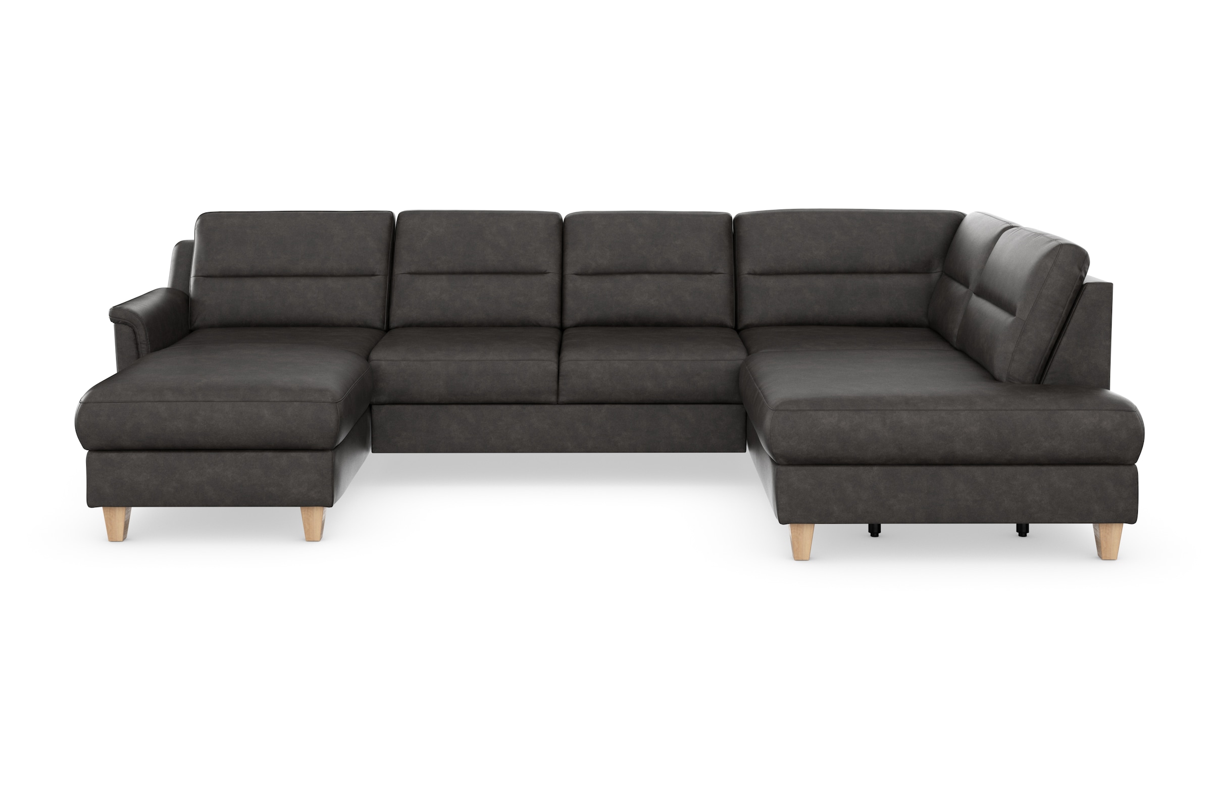 sit&more Wohnlandschaft »Farö U-Form«, inklusive Federkern, wahlweise mit Bettfunktion und Bettkasten
