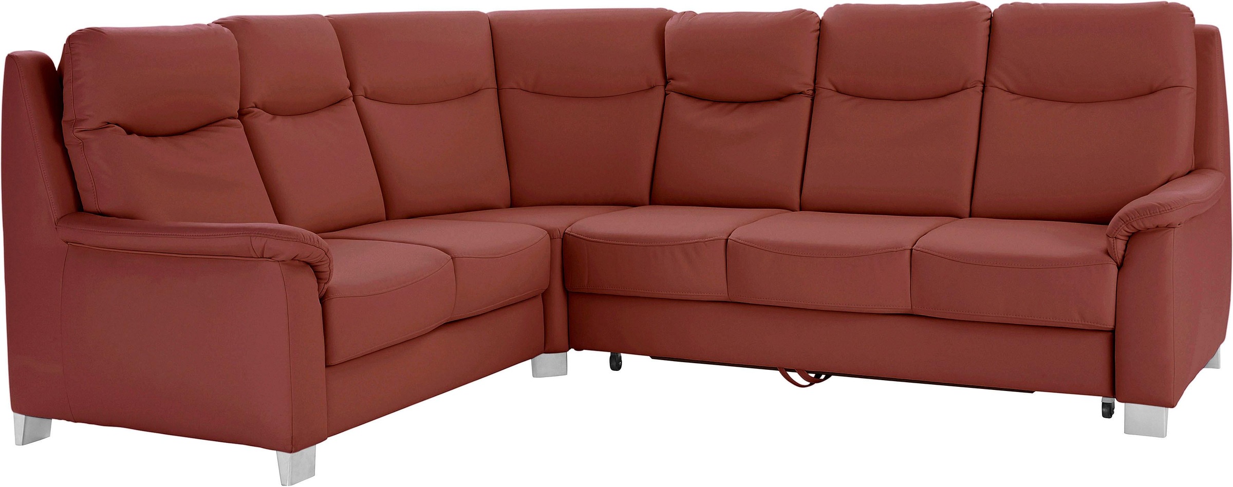 sit&more Ecksofa »Boccaccio L-Form«, mit Federkern und Kopfteilverstellung, günstig online kaufen