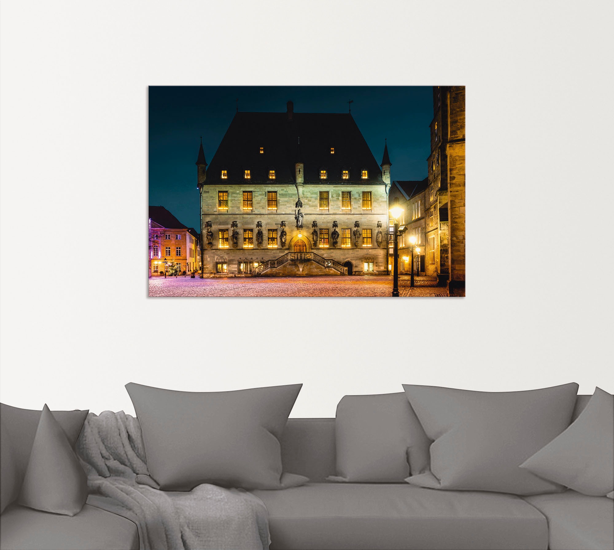Artland Wandbild »Rathaus Osnabrück II«, Deutschland, (1 St.), als Alubild, günstig online kaufen