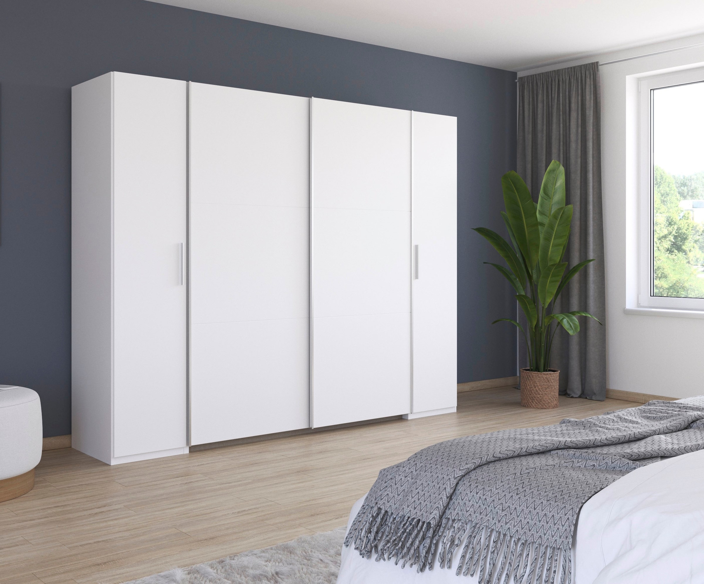 rauch Schwebetürenschrank »Kleiderschrank Drehtürenschrank Schrank Garderobe KRONACH TOPSELLER«, mit Dreh- und Schwebetüren und vielen Einlegeböden MADE IN GERMANY