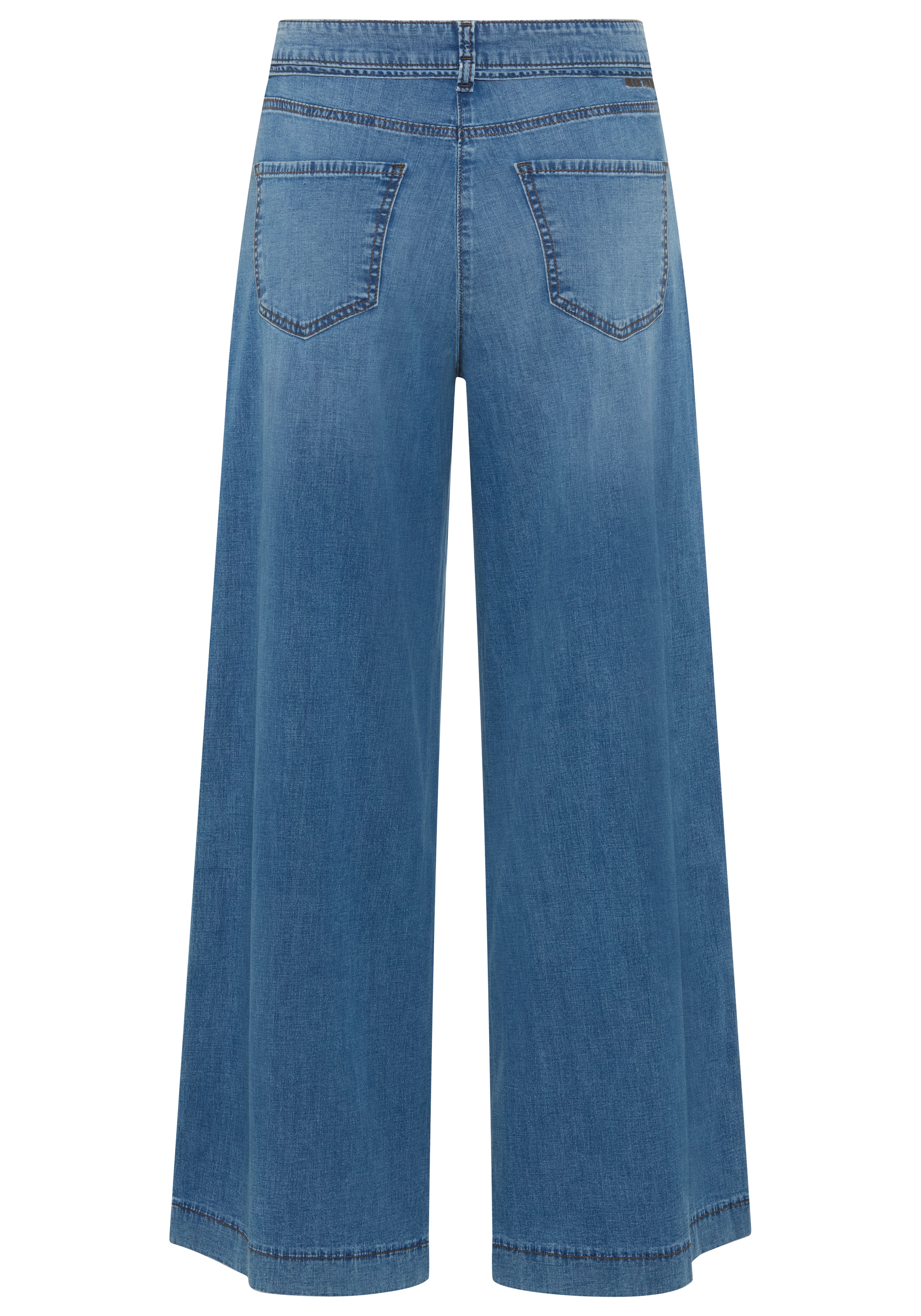 MAC Weite Jeans »WENDY« mit Denim-Binde-Gürtel