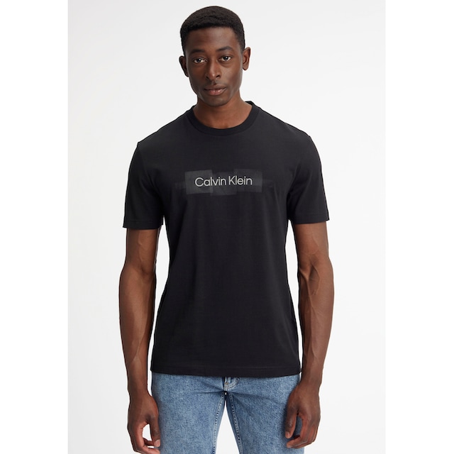 Calvin Klein T-Shirt »BOX STRIPED LOGO T-SHIRT«, aus reiner Baumwolle  online kaufen
