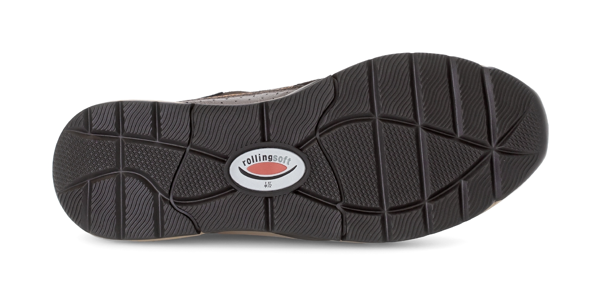 Gabor Rollingsoft Keilsneaker  , Schnürer, Halbschuh, Freizeitschuh mit zusätzlichem Reißverschluss