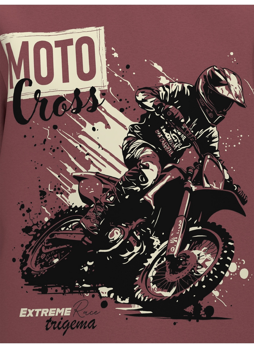 Trigema T-Shirt »TRIGEMA T Shirt mit Printmotiv "Moto Cross"« 1