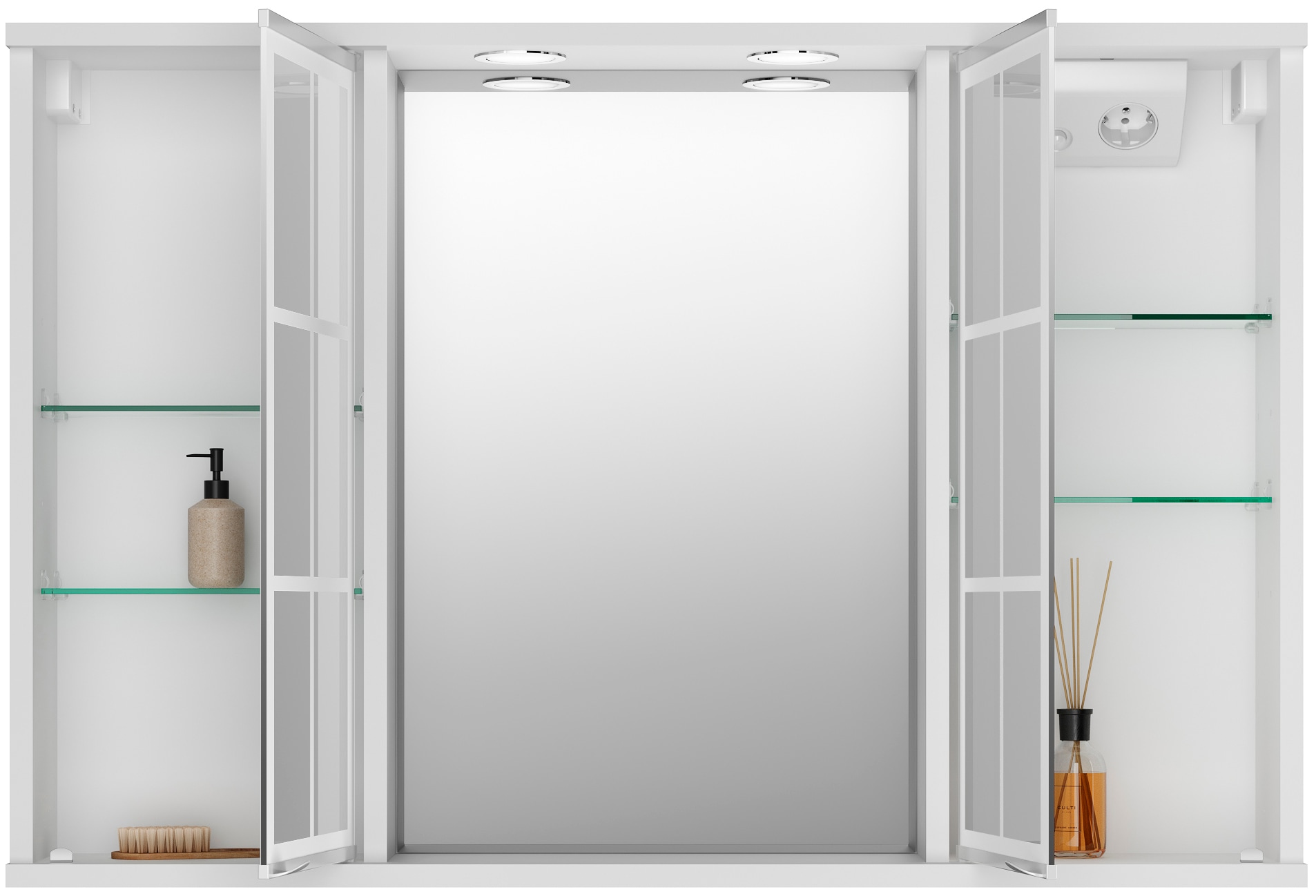 jokey Badezimmerspiegelschrank »Nia« 1 Stk. tlg. 90 x 60,2 cm, Tiefe 17,3 cm