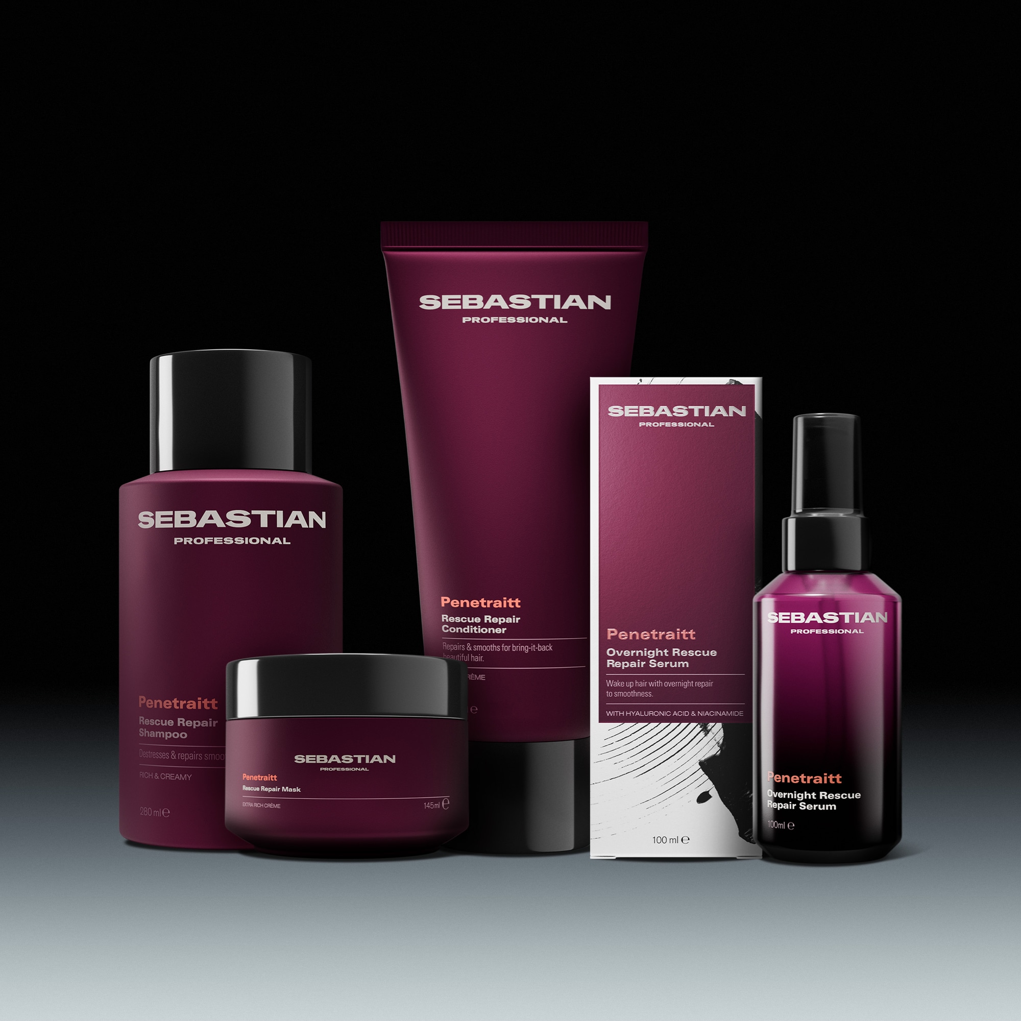Sebastian Professional Haarspülung »Penetraitt Conditioner« für geschädigtes Haar, flüssige Textur, 200 ml Inhalt