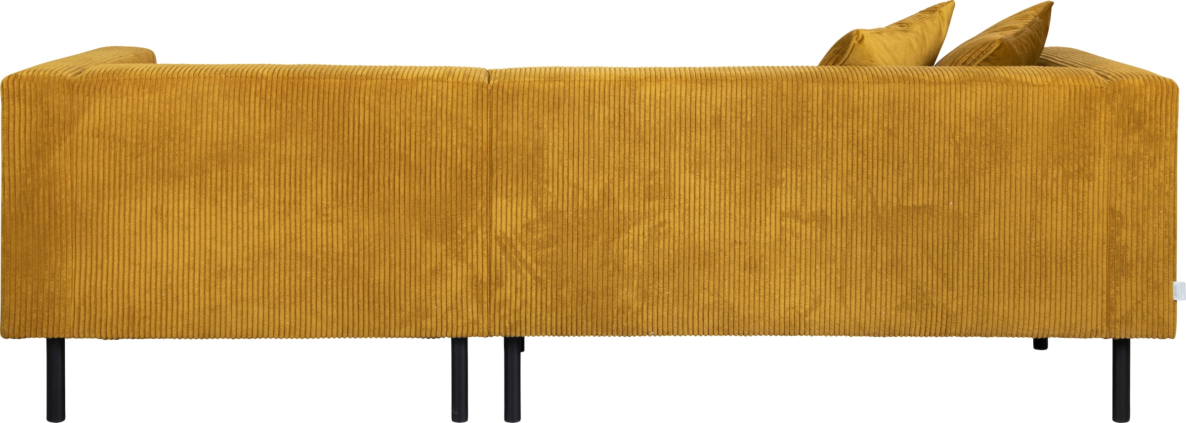 Guido Maria Kretschmer Home&Living Ecksofa »Lillibeth L-Form Designsofa, Maße B/T/H: 240/173/83 cm«, Zierkissen als Wendekissen, in Samtoptik oder Cord
