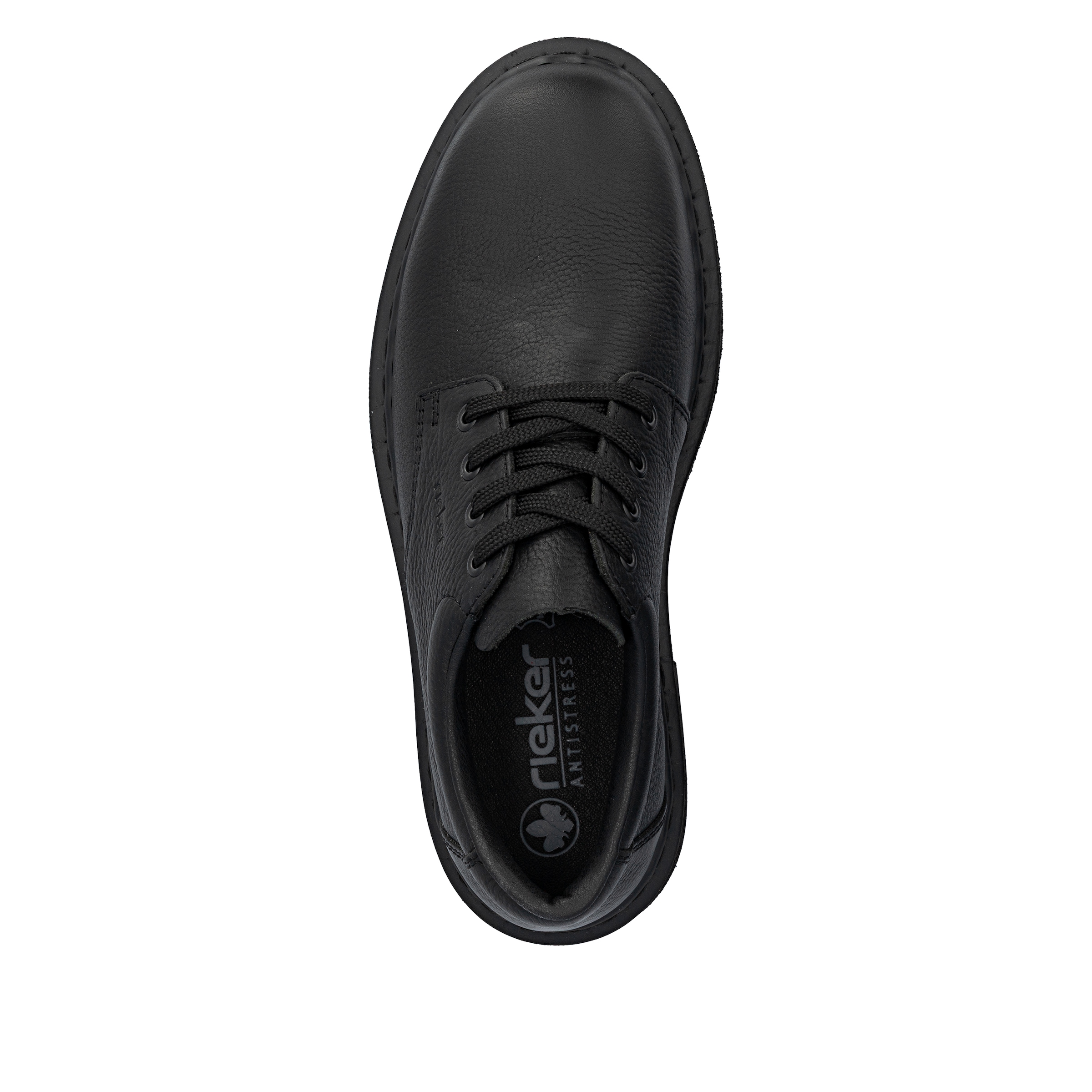 Rieker Schnürschuh, Halbschuh, Basic-Schnürer, mit Profilsohle und Lederinnensohle