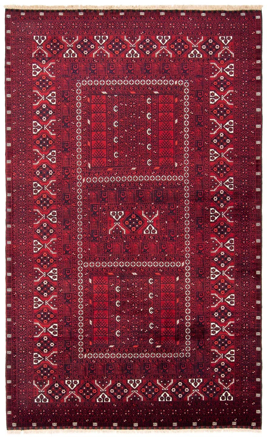 morgenland Orientteppich »Turkaman - 252 x 160 cm - dunkelrot«, rechteckig, günstig online kaufen