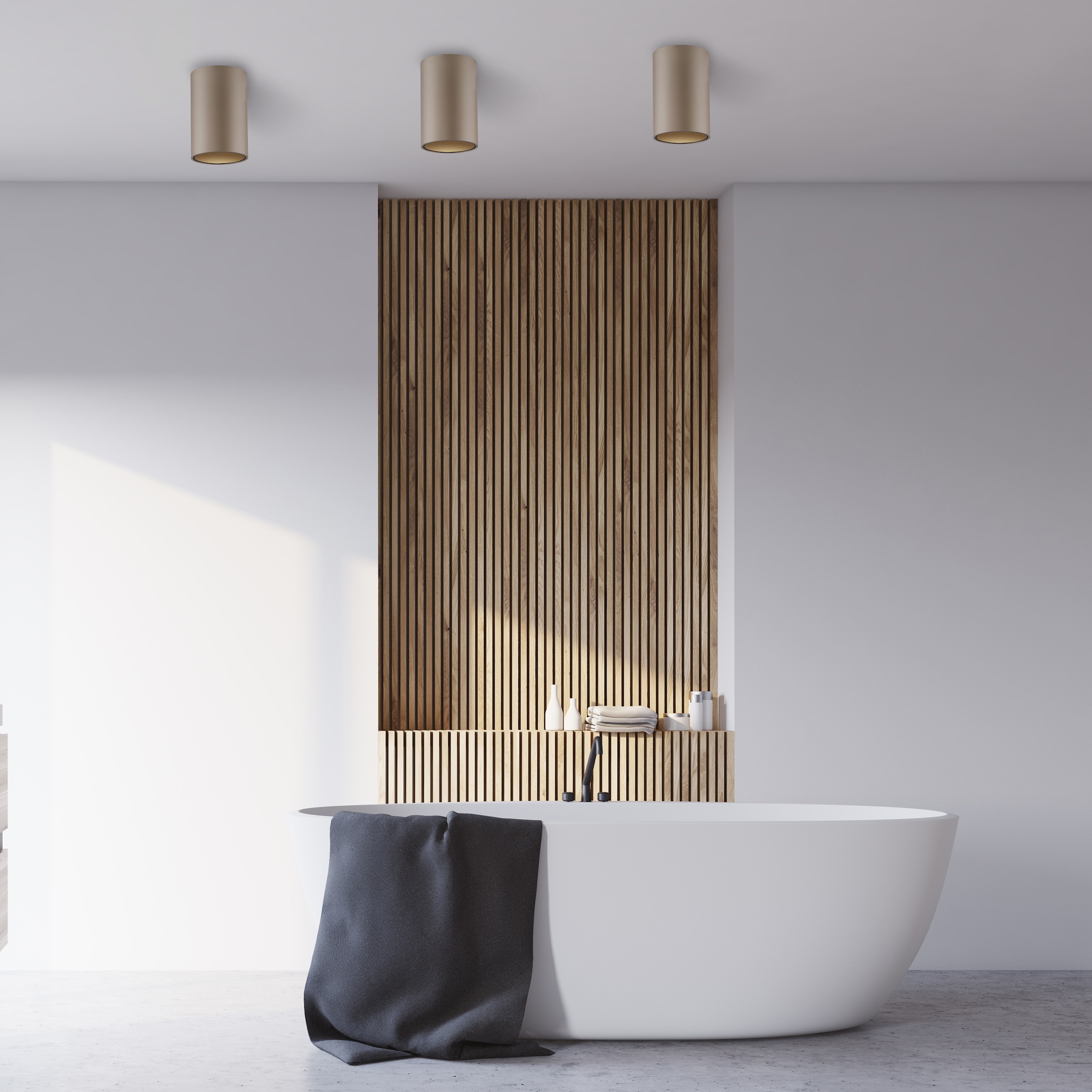 Neuhaus PURE LED Deckenleuchte »PURE Point« LED-Board 1 Stk. Warmweiß Dimmfähig über separaten Tronicdimmer, IP44