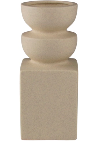 Dekovase »Tischvase aus Keramik, Höhe ca. 18,5 cm«, (1 St.)