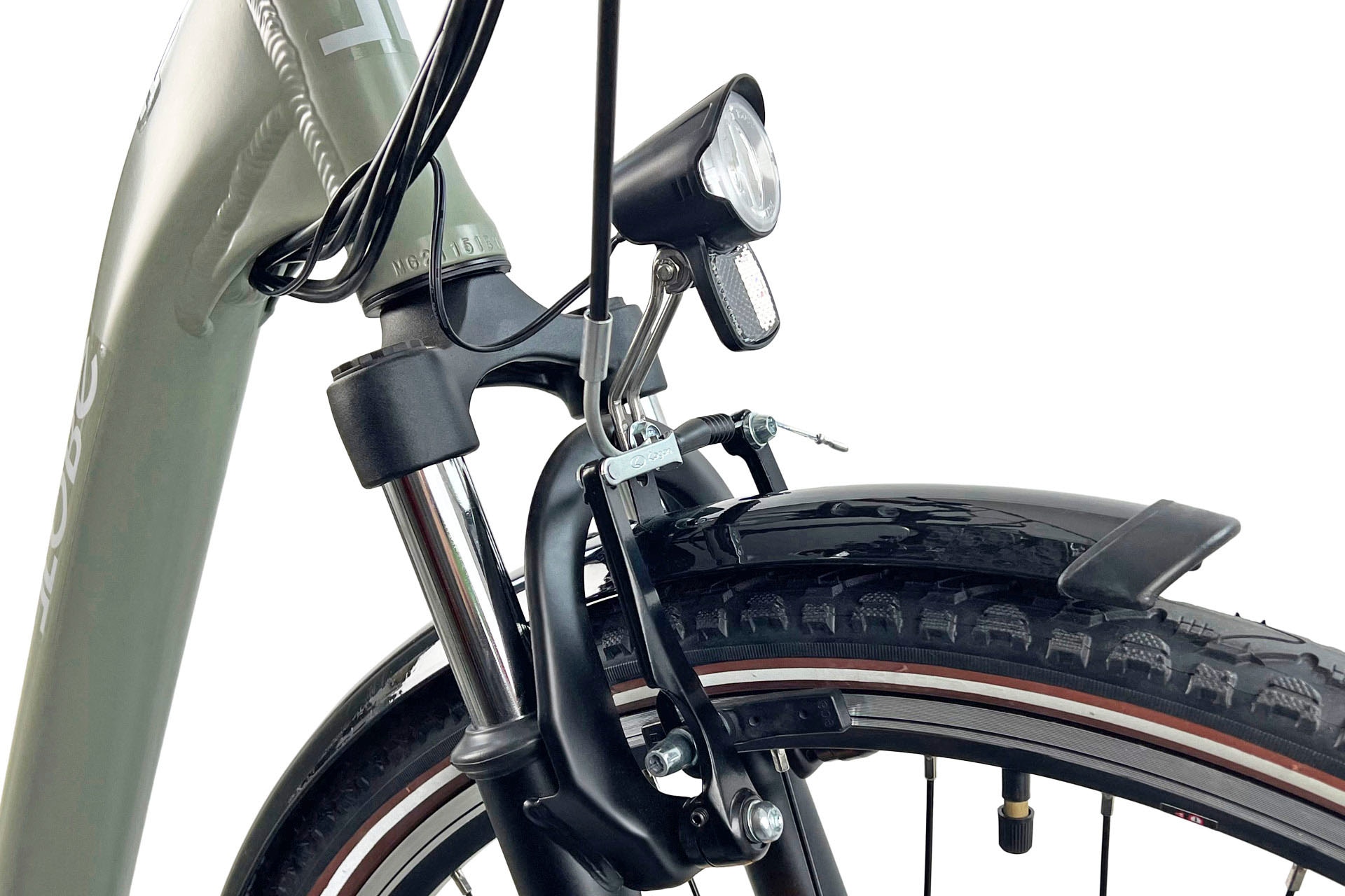 LLobe »City E-Bike 28" County grün« 7 Gang Shimano Altus Schaltwerk Kettenschaltung Heckmotor 250 W