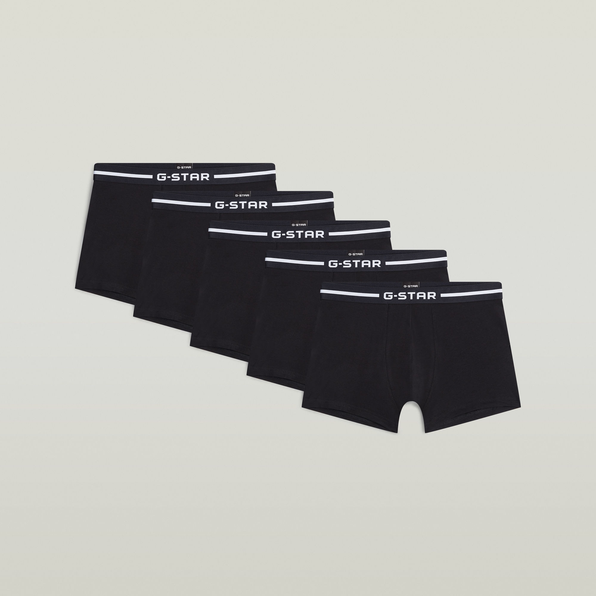 G-STAR Boxershorts »HEMLOCK, 5 PACK TRUNKS« Packung, 5 Stk. Bund mit Logoschriftzug