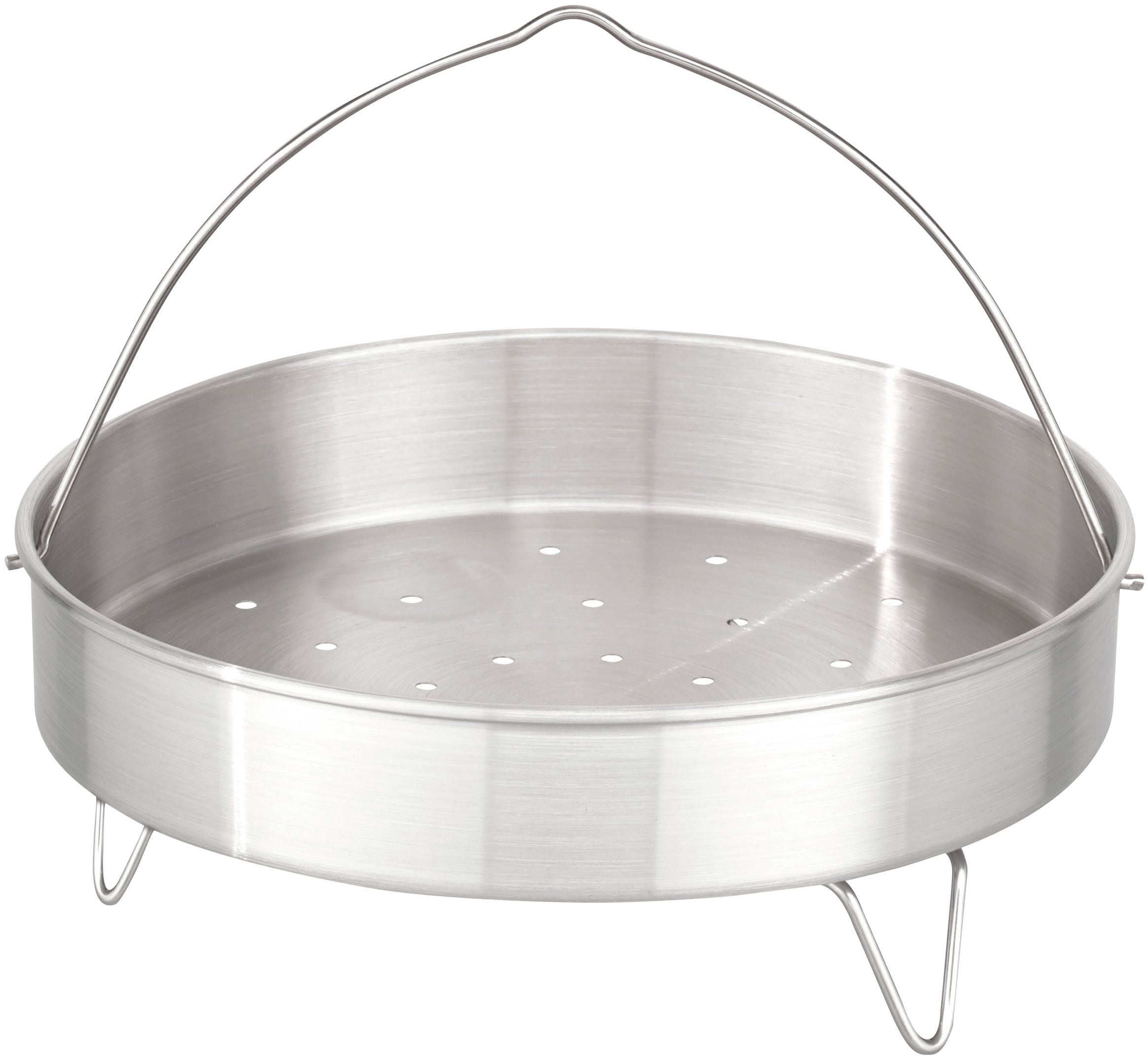 Elo Schnellkochtopf »Praktika Plus 6l mit Dünsteinsatz« Set, 3 Stk. tlg. Edelstahl 18/10 | Edelstahl 18/8