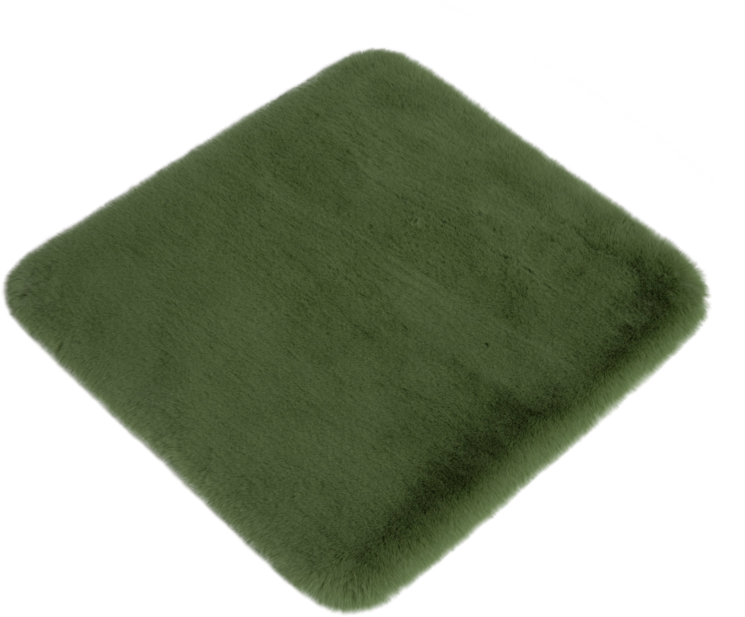 my home Badematte »Rabbit Badematten, Badvorleger, Badezimmer Teppich« Höhe 30 mm rutschhemmend beschichtet fußbodenheizungsgeeignet | schnell trocknend | strapazierfähig Kaninchenfell-Haptik, Badteppich, rechteckig, rund & als 3-tlg. Set