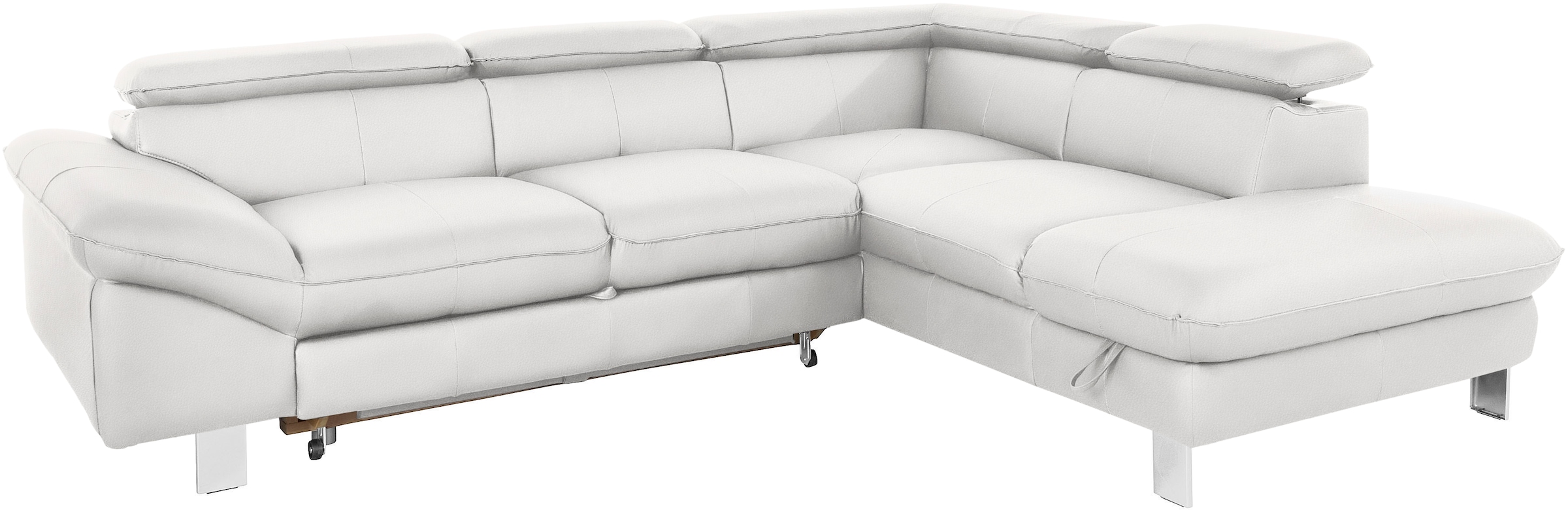 COTTA Ecksofa »Driver L-Form«, mit Kopfteilverstellung, wahlweise mit Bettfunktion & Bettkasten