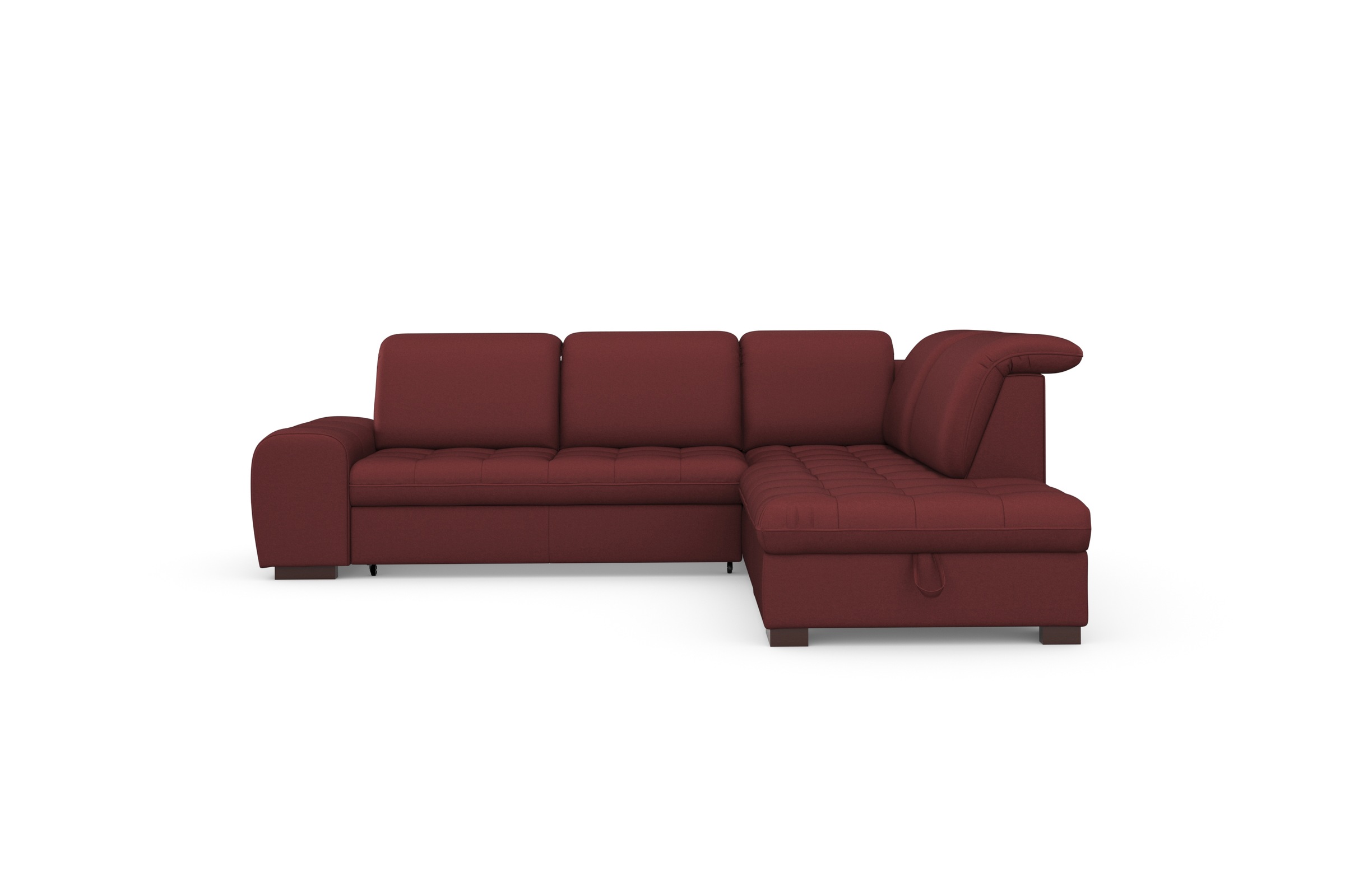 sit&more Ecksofa »Luxor L-Form«, wahlweise mit Bettfunktion, Stauraum und Kopfteilverstellung